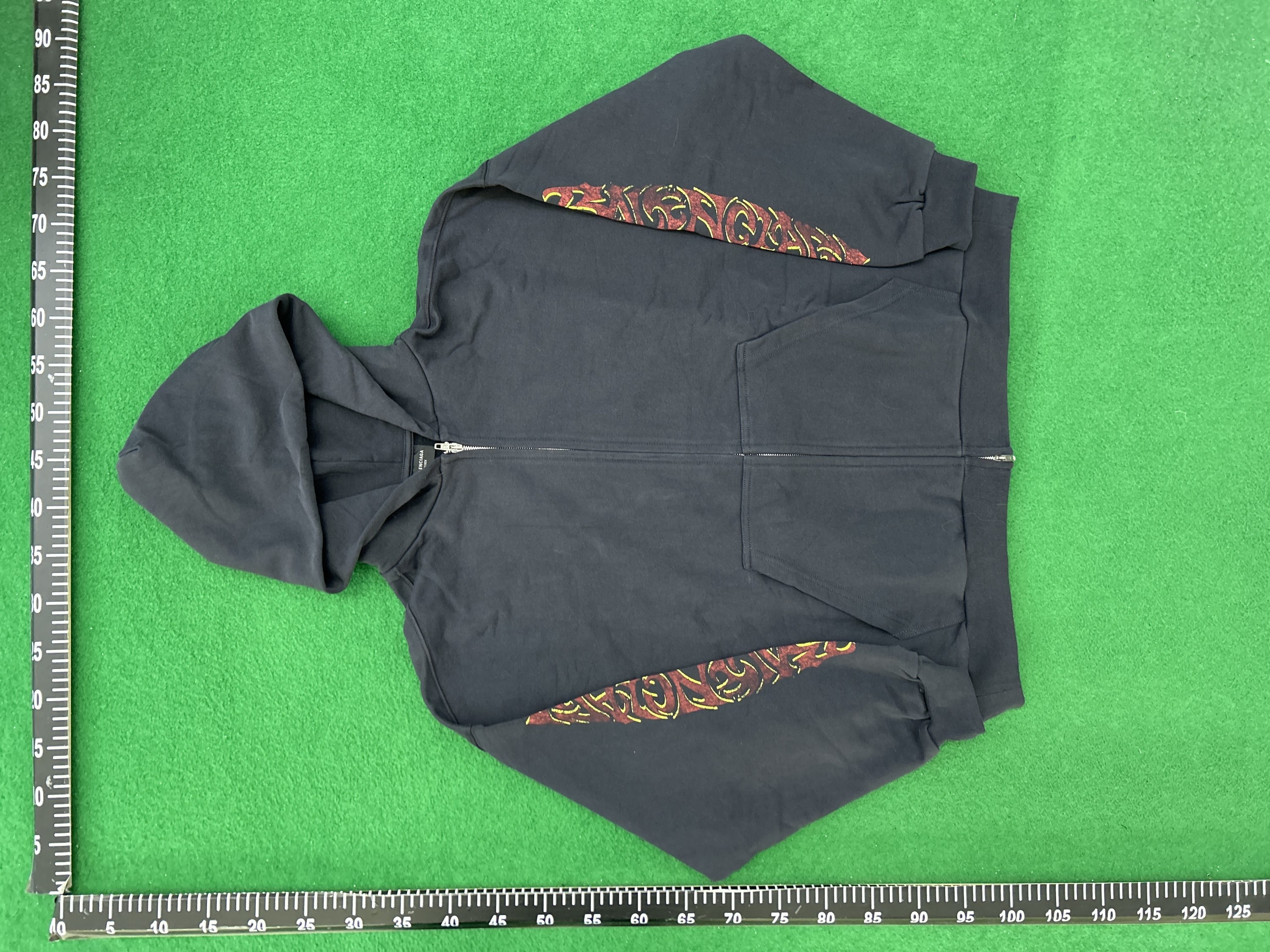 QC Photo - Balenciaga Off Shore Zip-Up Hoodie