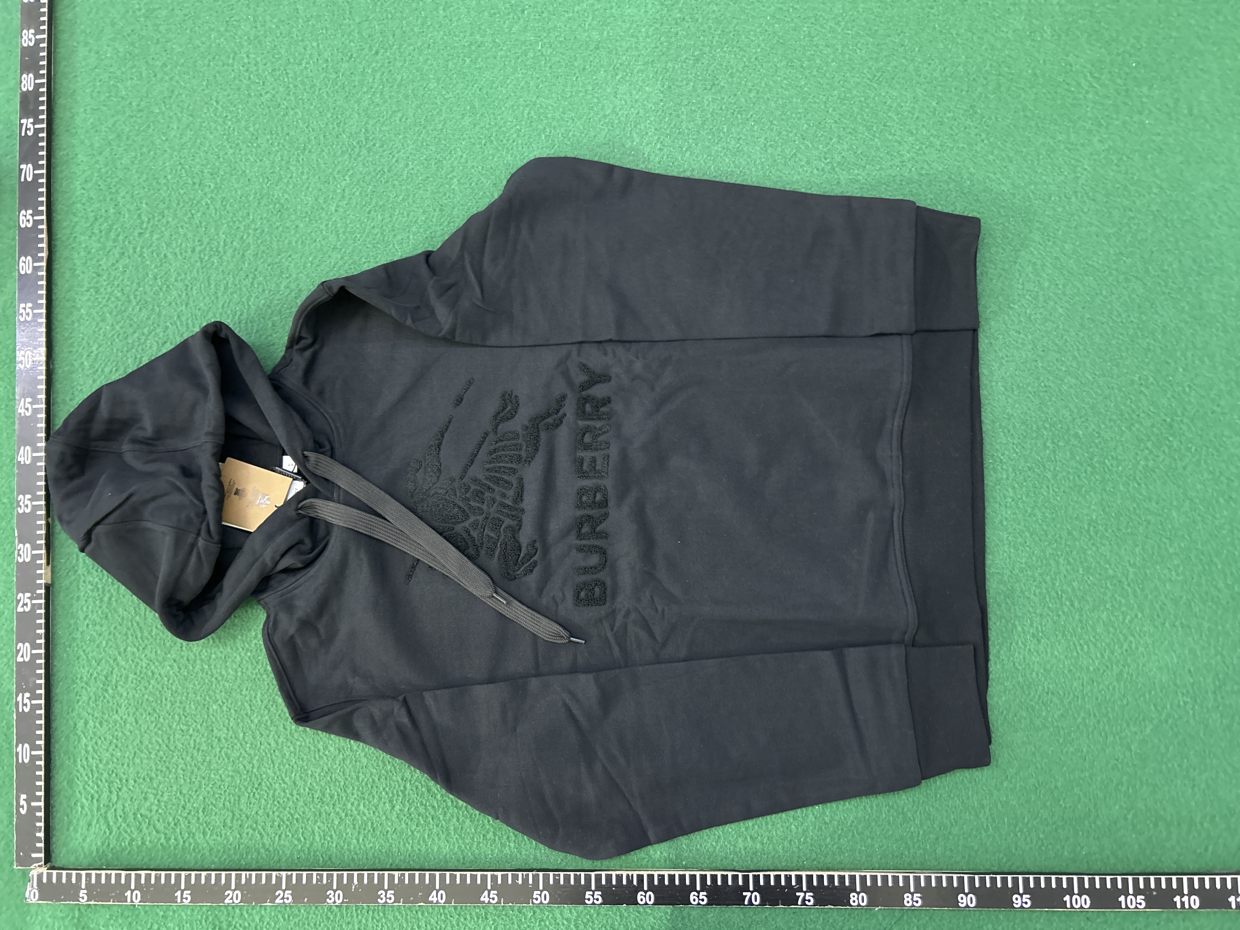 QC Photo - Burberry Towel Embroidery Horse Knight Logo Hoodie