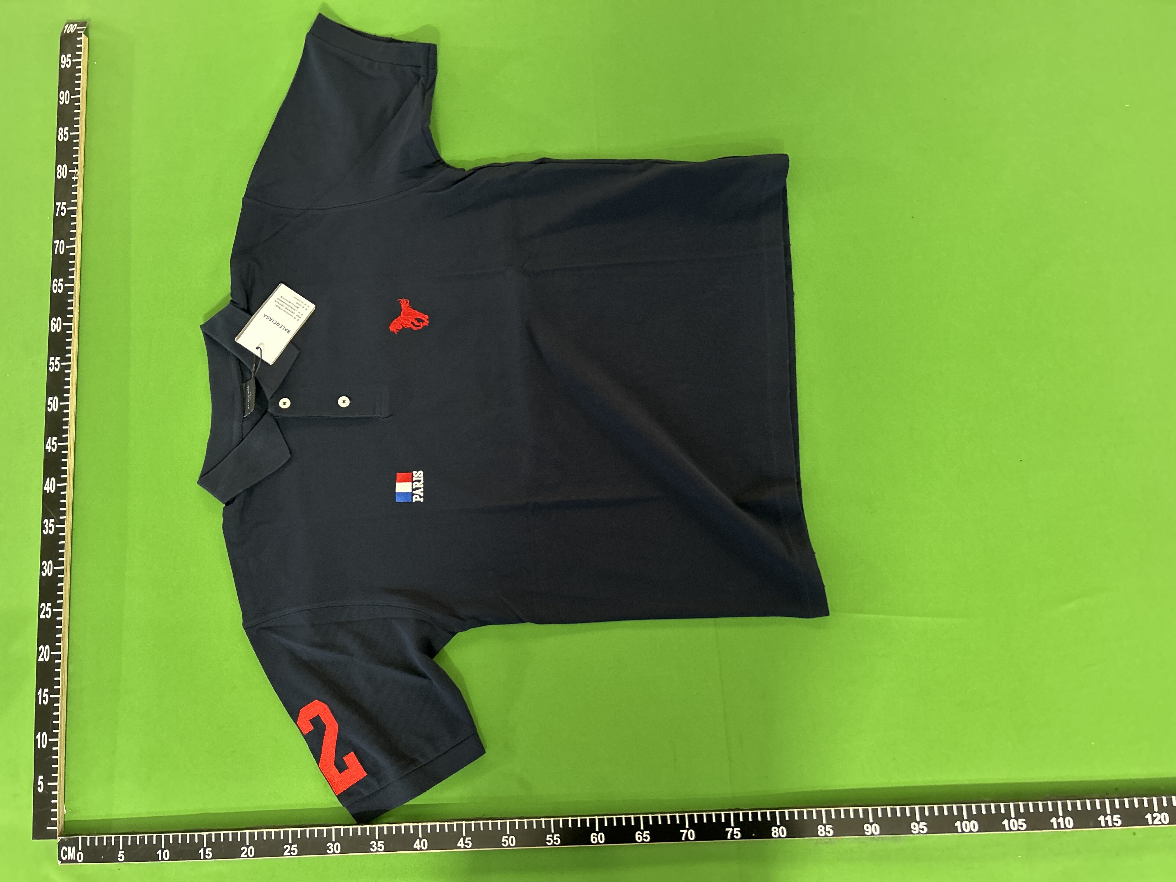 QC Photo - Balenciaga Polo Shirt Navy