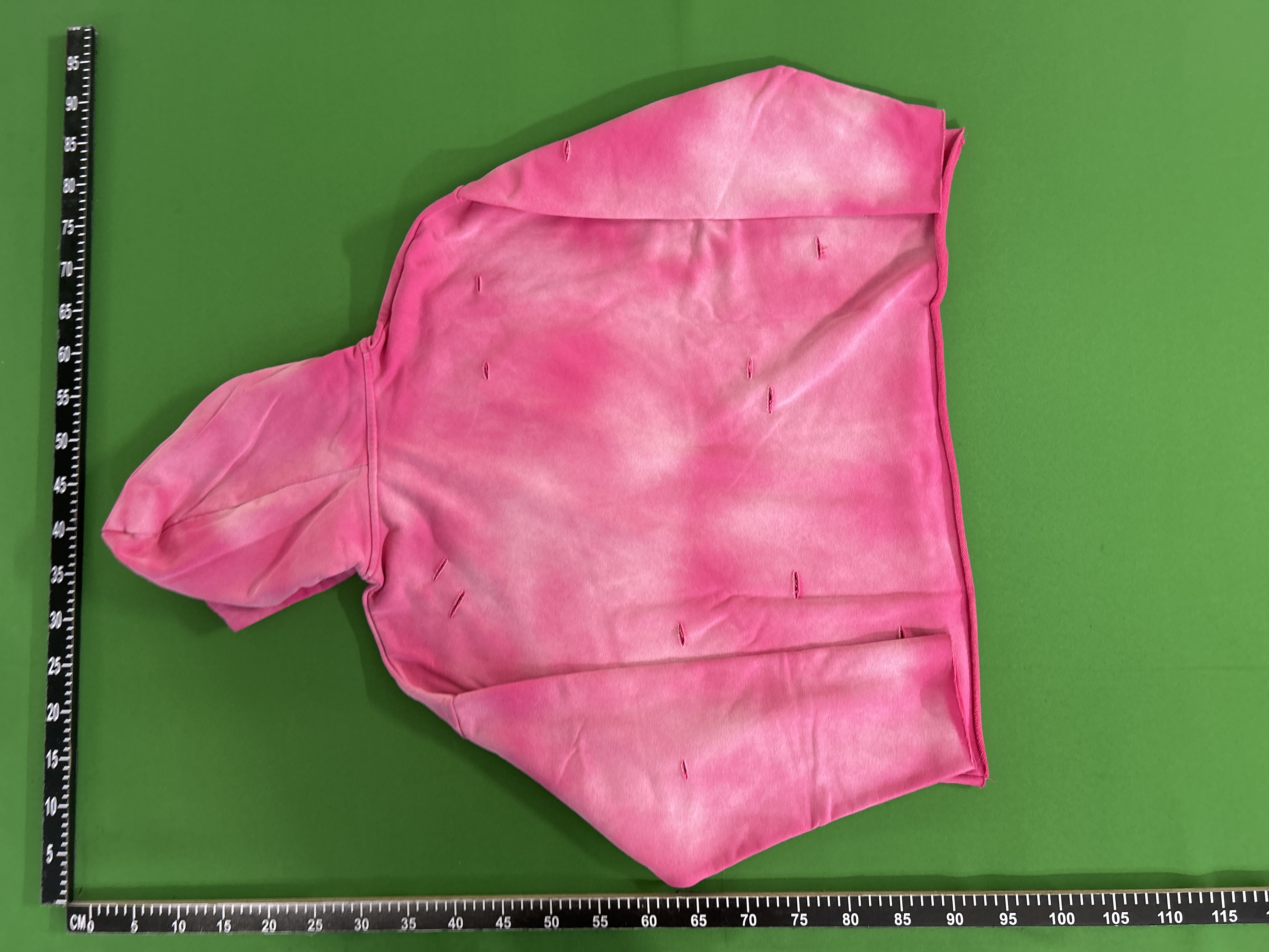 QC Photo - Unbranded Washed Blank Distressed Hoodies