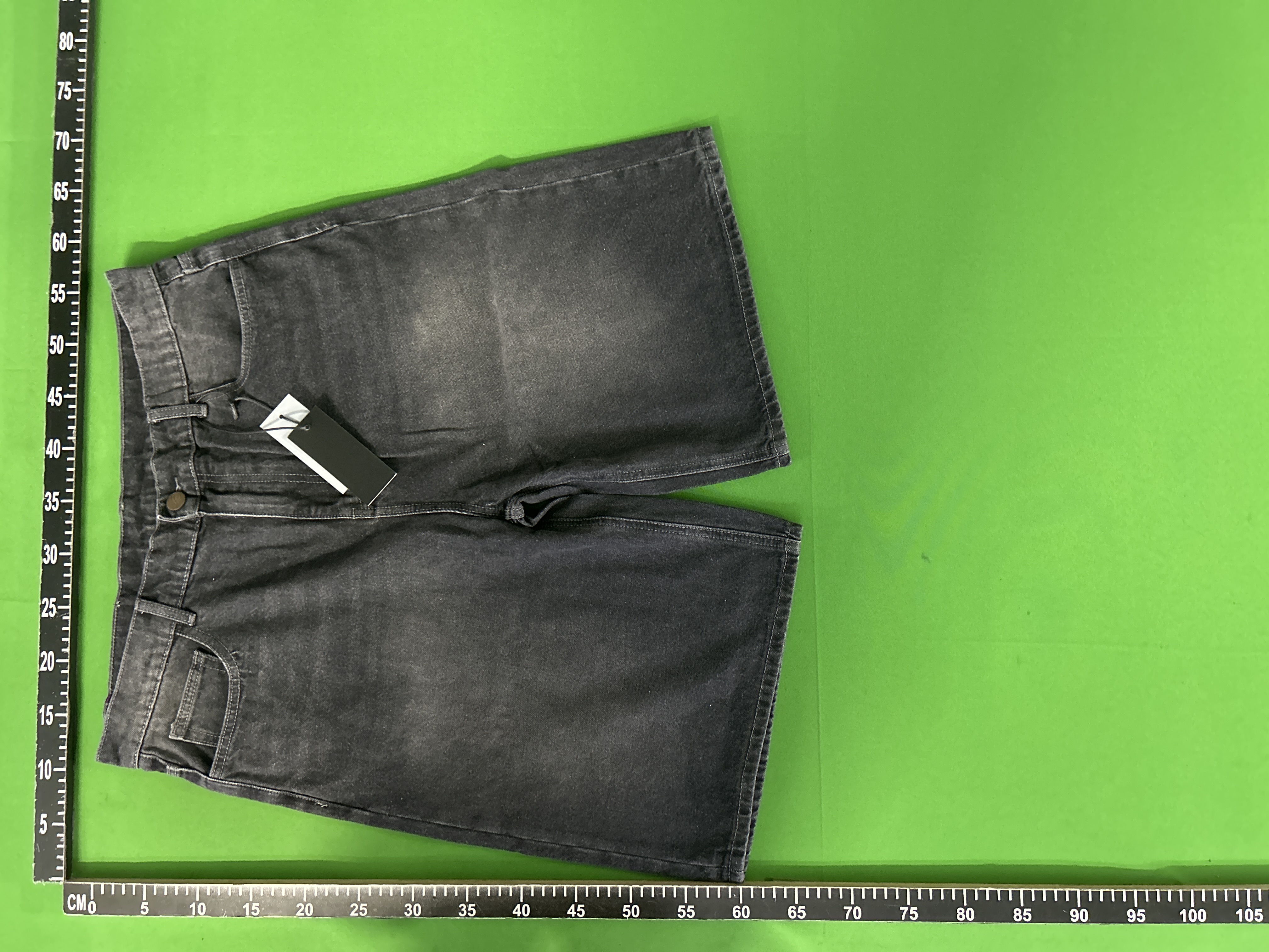 QC Photo - Mobius Dragon Denim Shorts Blue