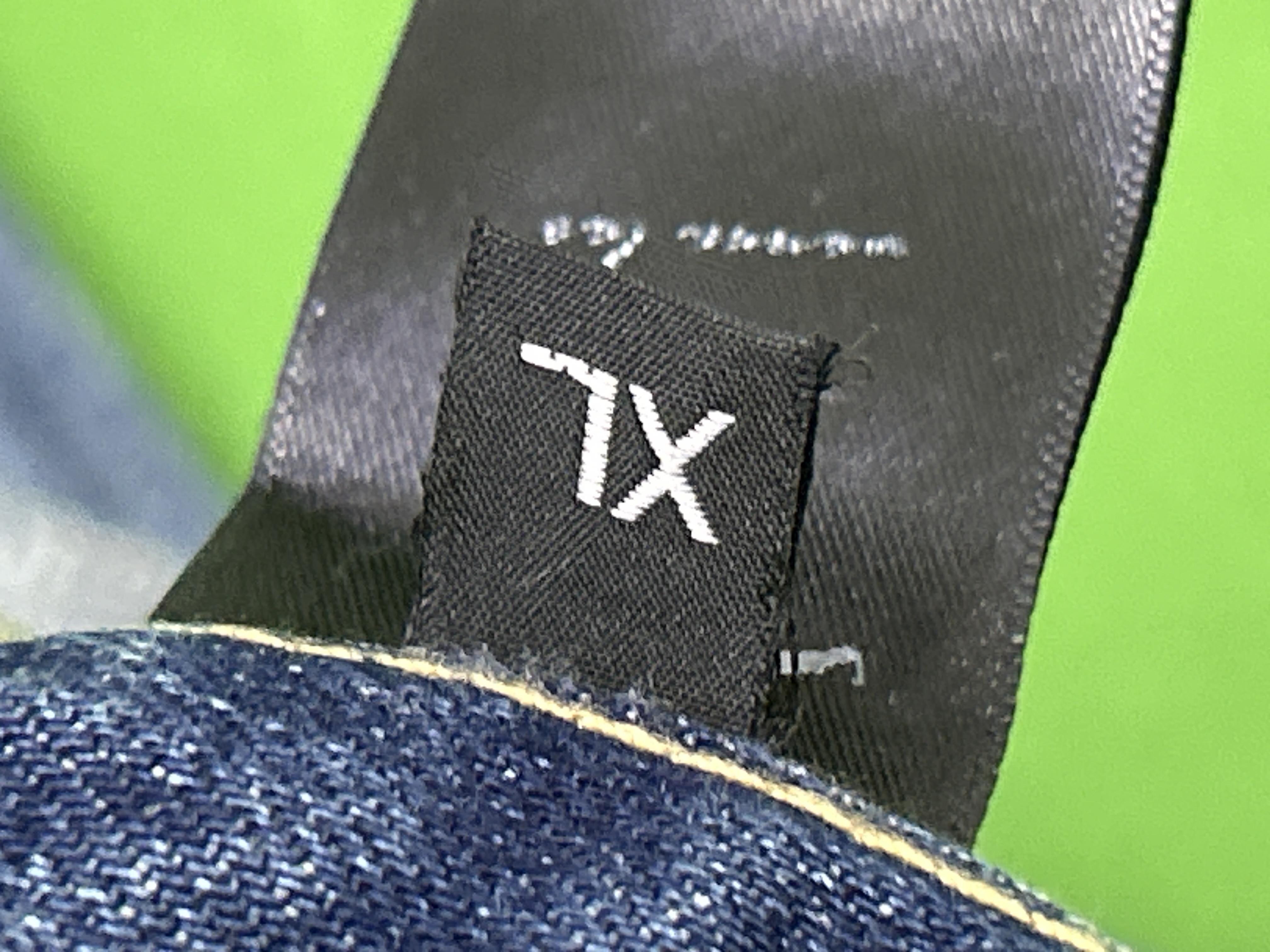 QC Photo - WANNA LAB Light Blue Whisker Jeans