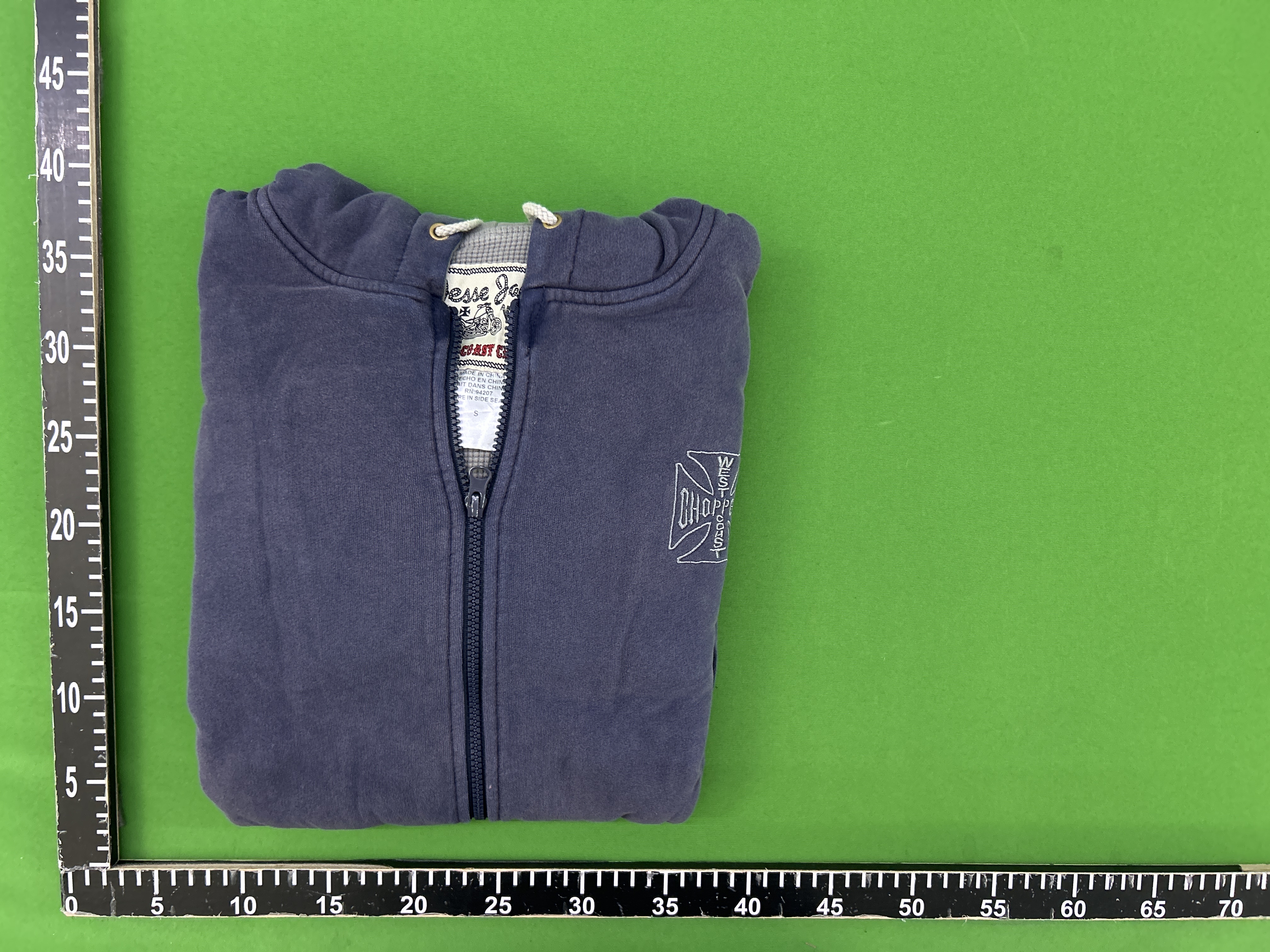QC Photo - West Coast Choppers Purple Zip-Up Hoodie