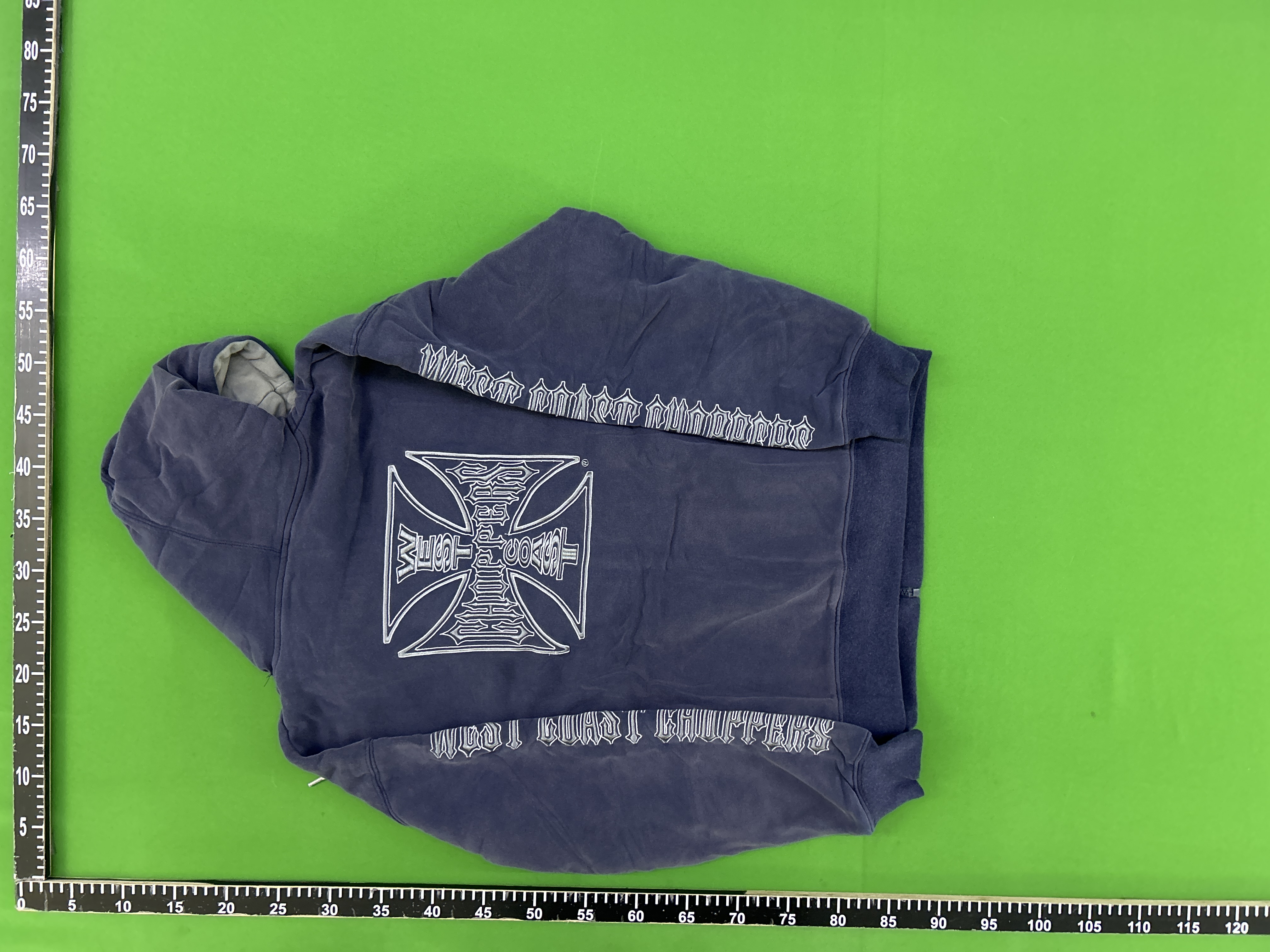 QC Photo - West Coast Choppers Purple Zip-Up Hoodie