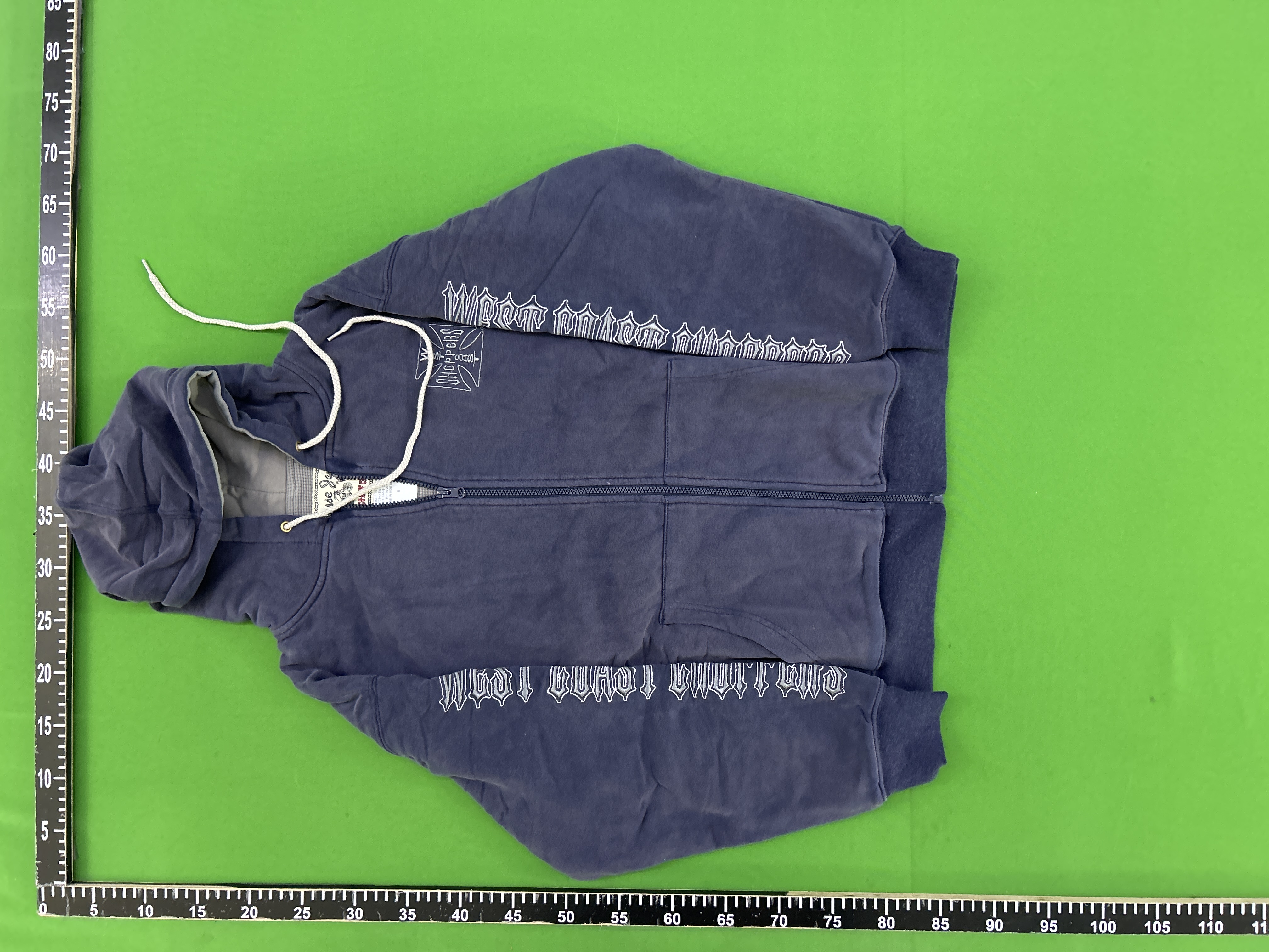 QC Photo - West Coast Choppers Purple Zip-Up Hoodie