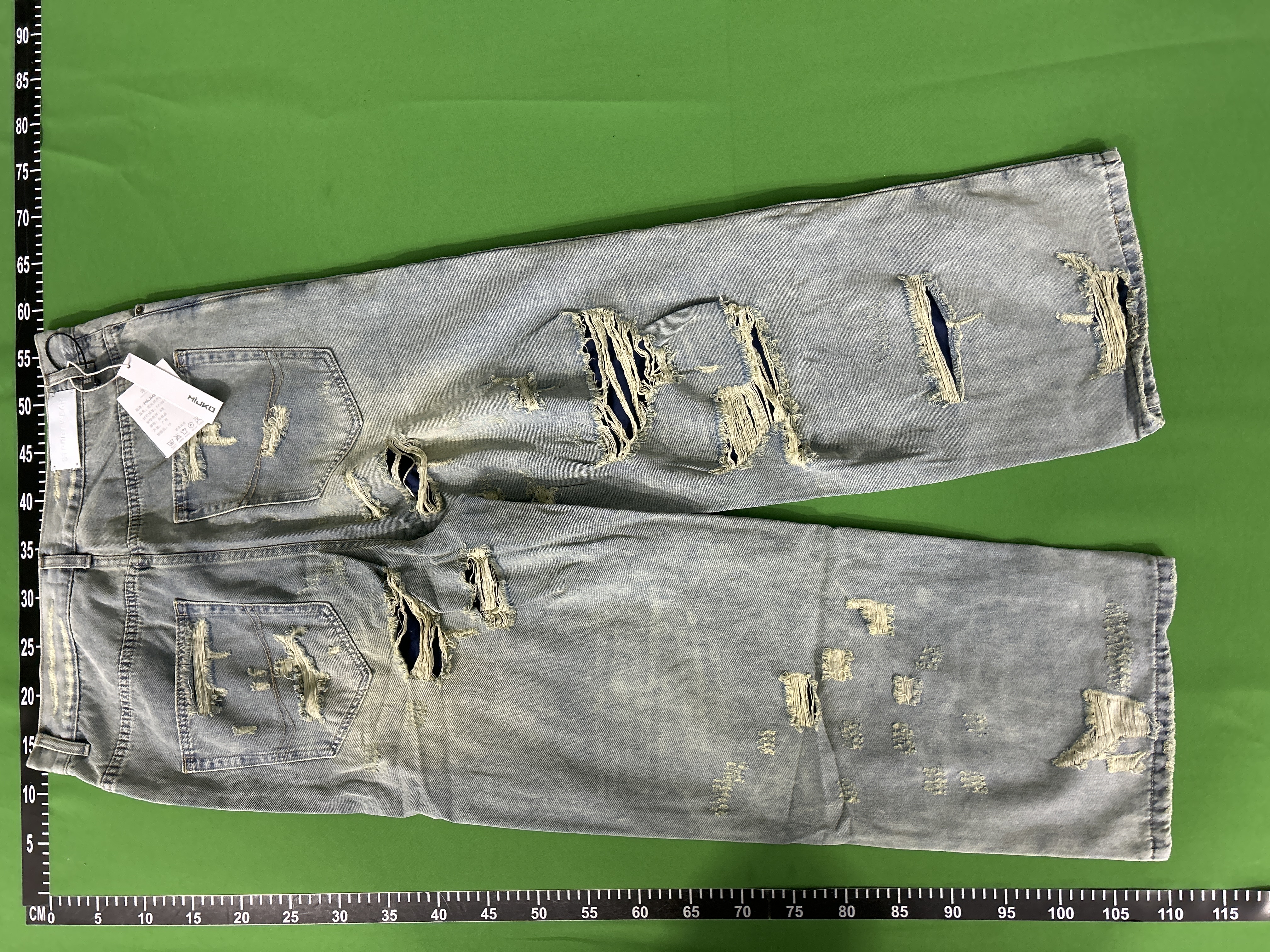 QC Photo - Balenciaga Distressed Jeans