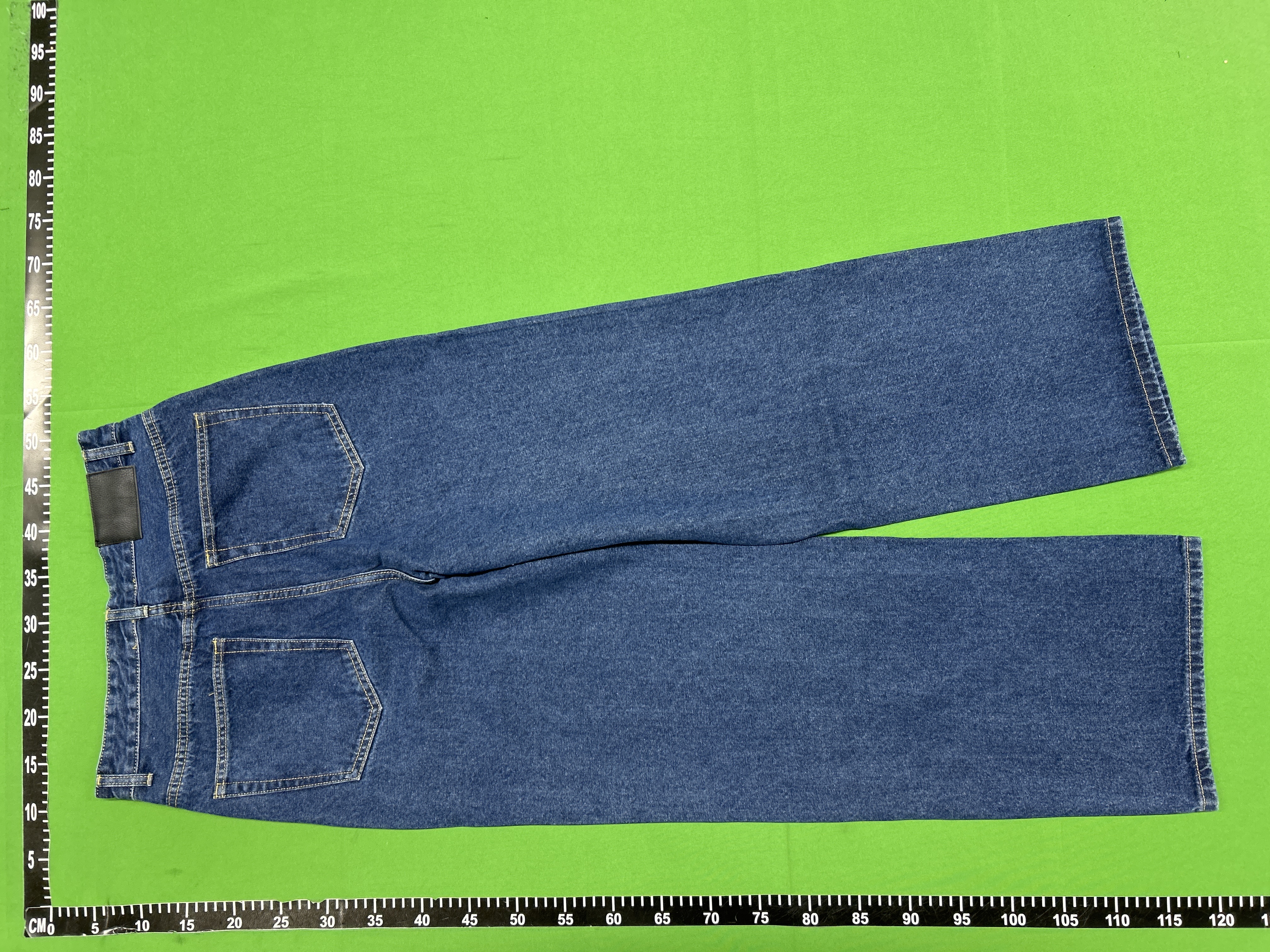 QC Photo - Vuja De 009 Blue Baggy Washed Jeans