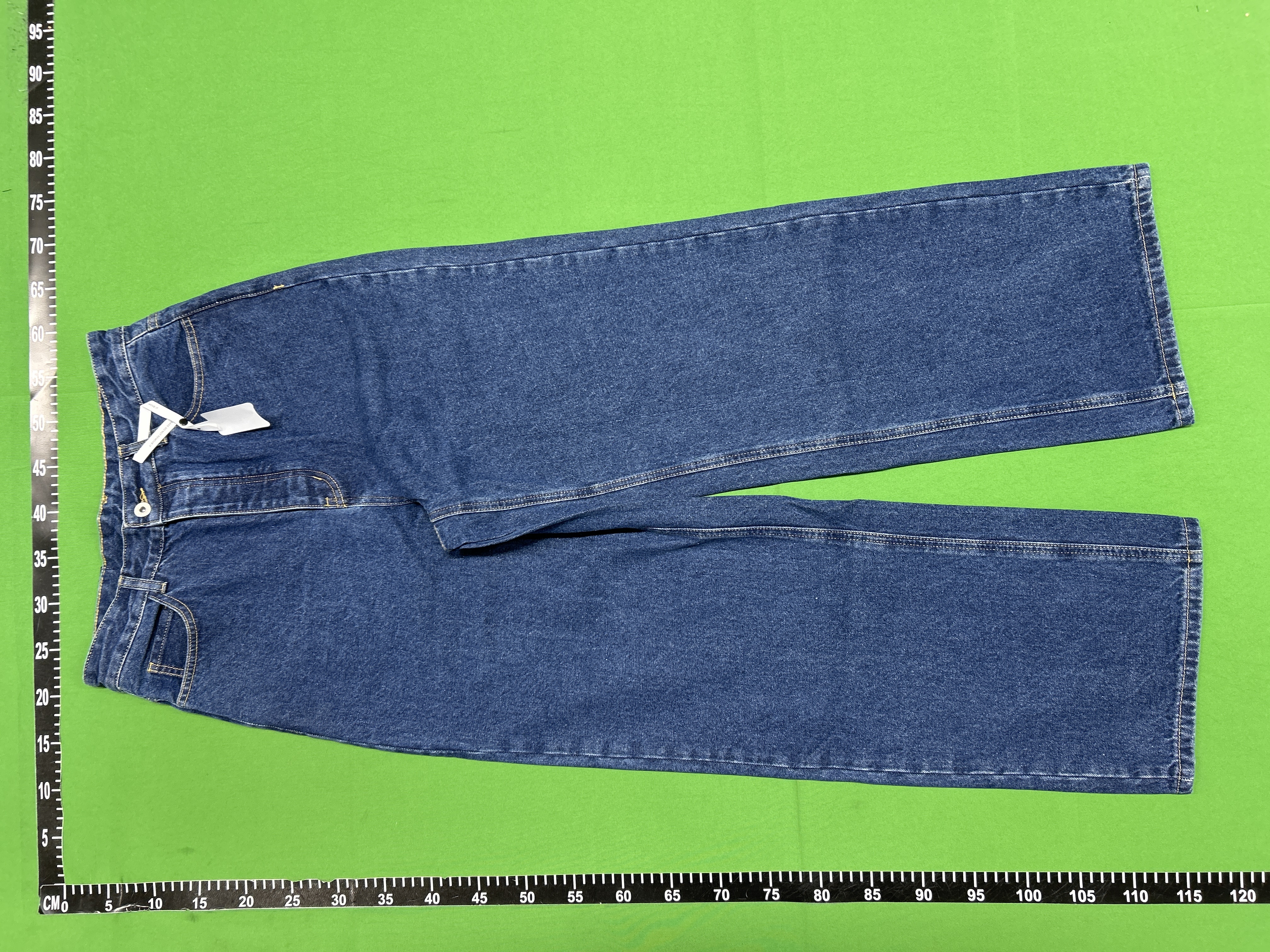 QC Photo - Vuja De 009 Blue Baggy Washed Jeans