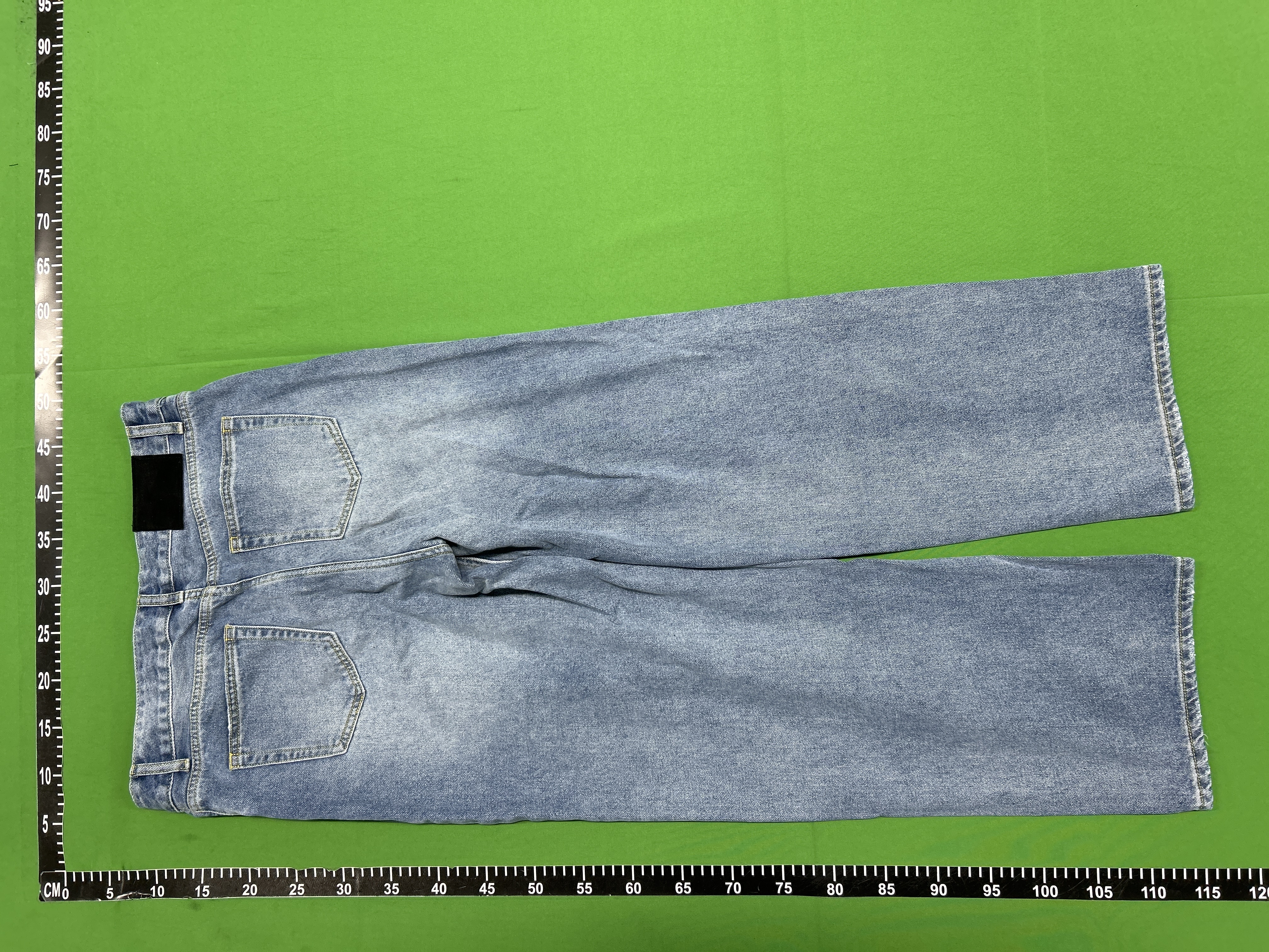 QC Photo - Vuja De 009 Blue Baggy Washed Jeans