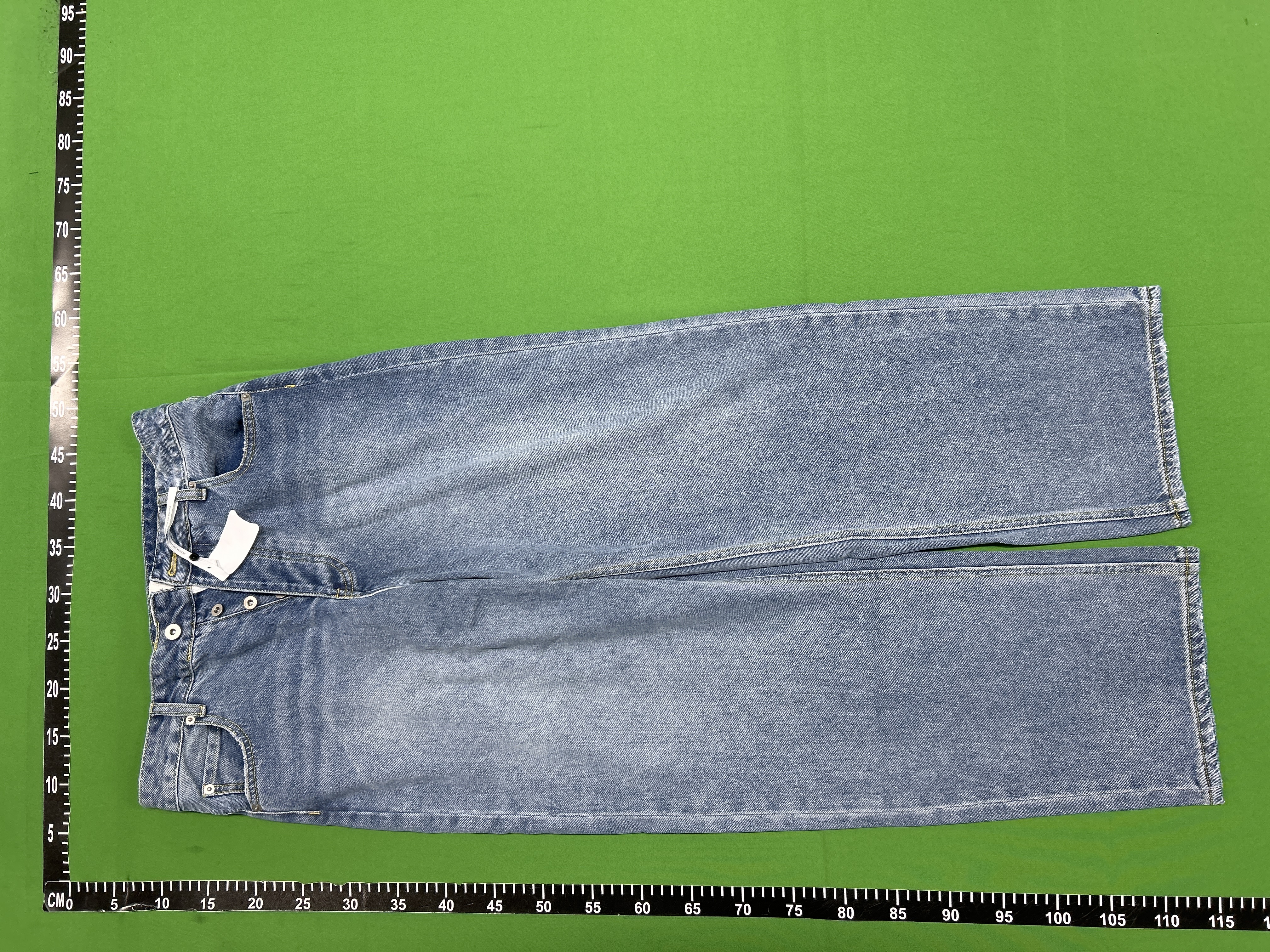 QC Photo - Vuja De 009 Blue Baggy Washed Jeans