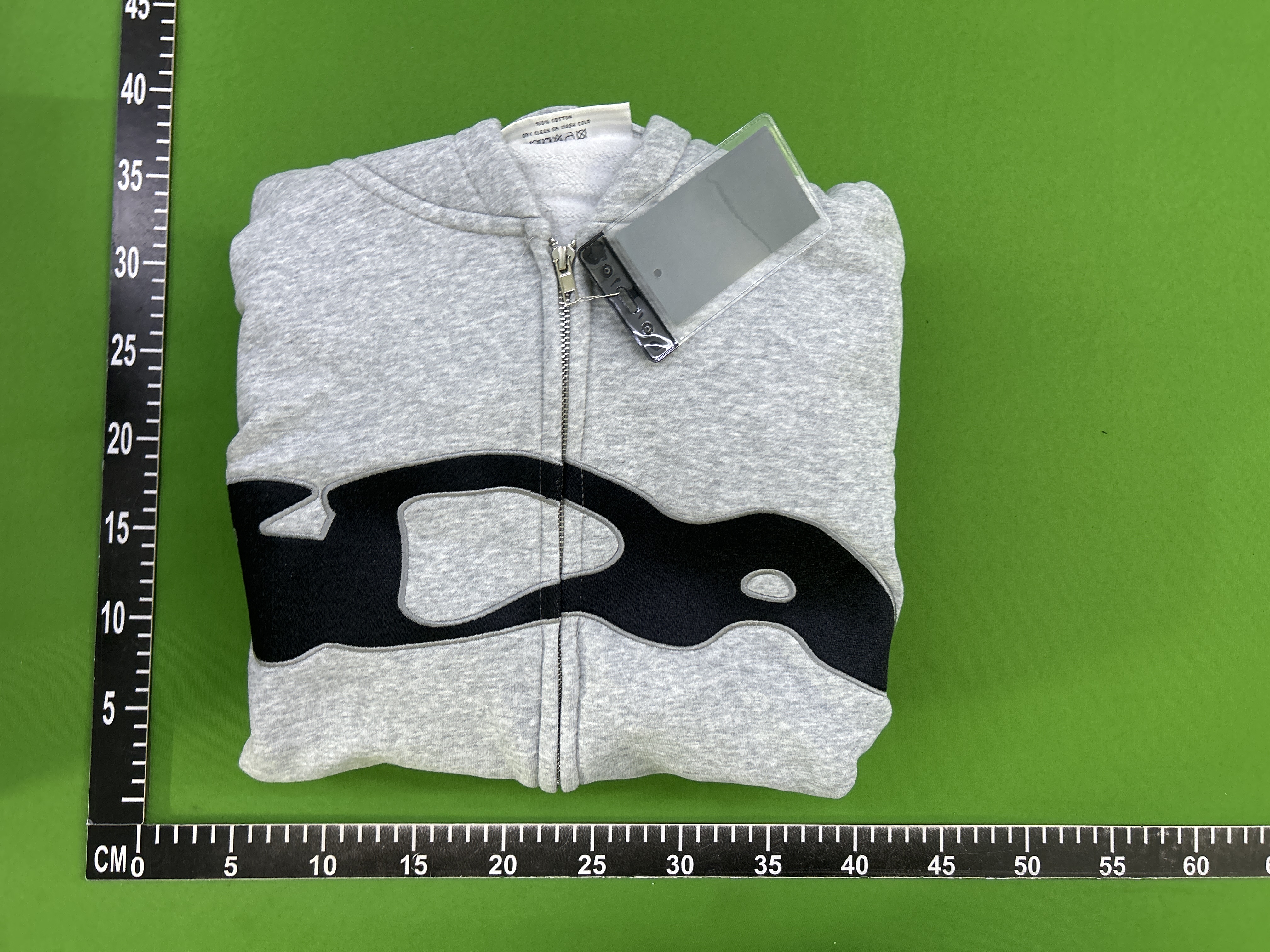 QC Photo - zip hoodie embroidered logo 0731