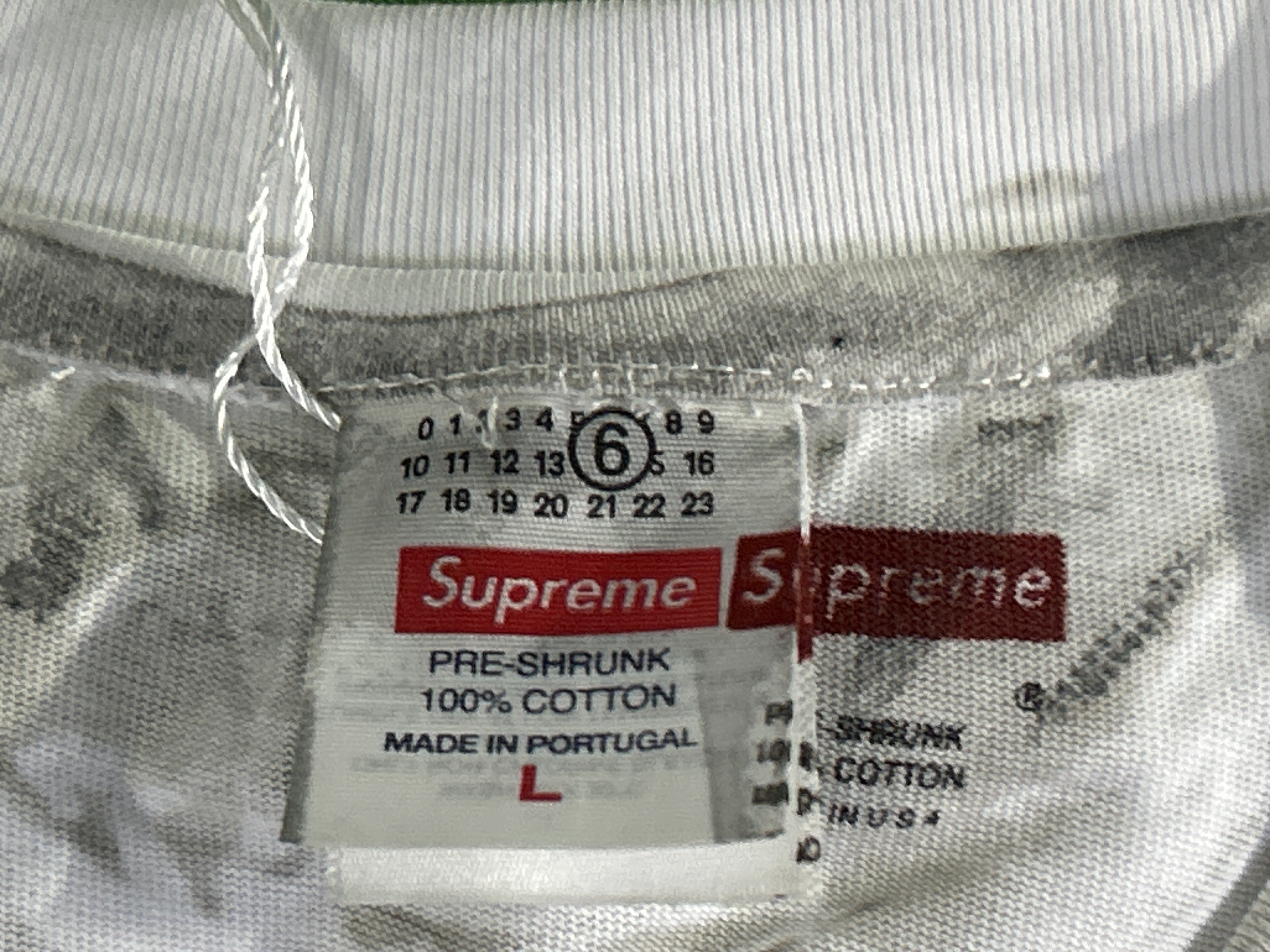 QC Photo - Supreme MM6 Maison Margiela Box Logo Tee
