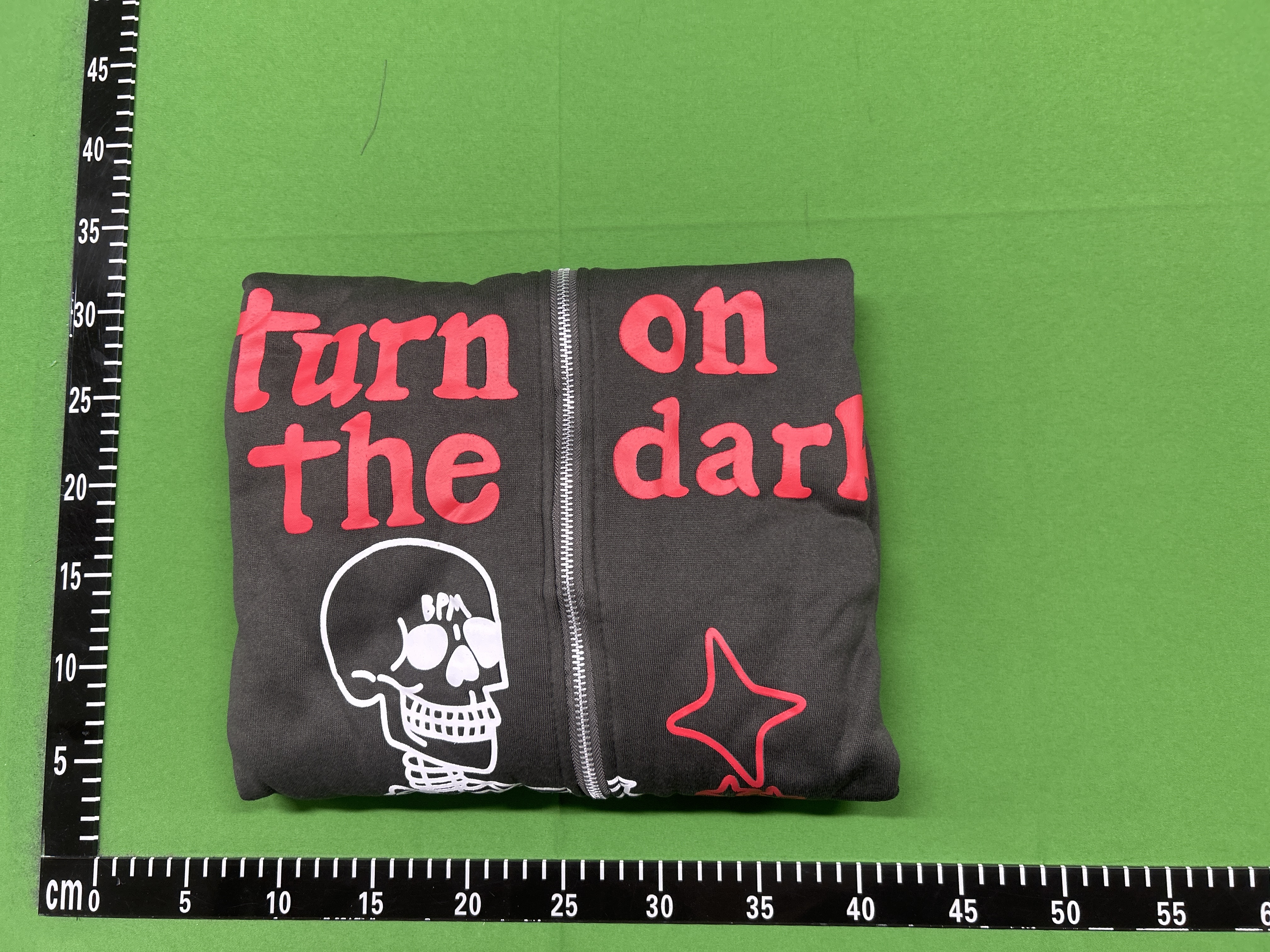 QC Photo - Broken Planet Skeleton Zip Up Hoodie