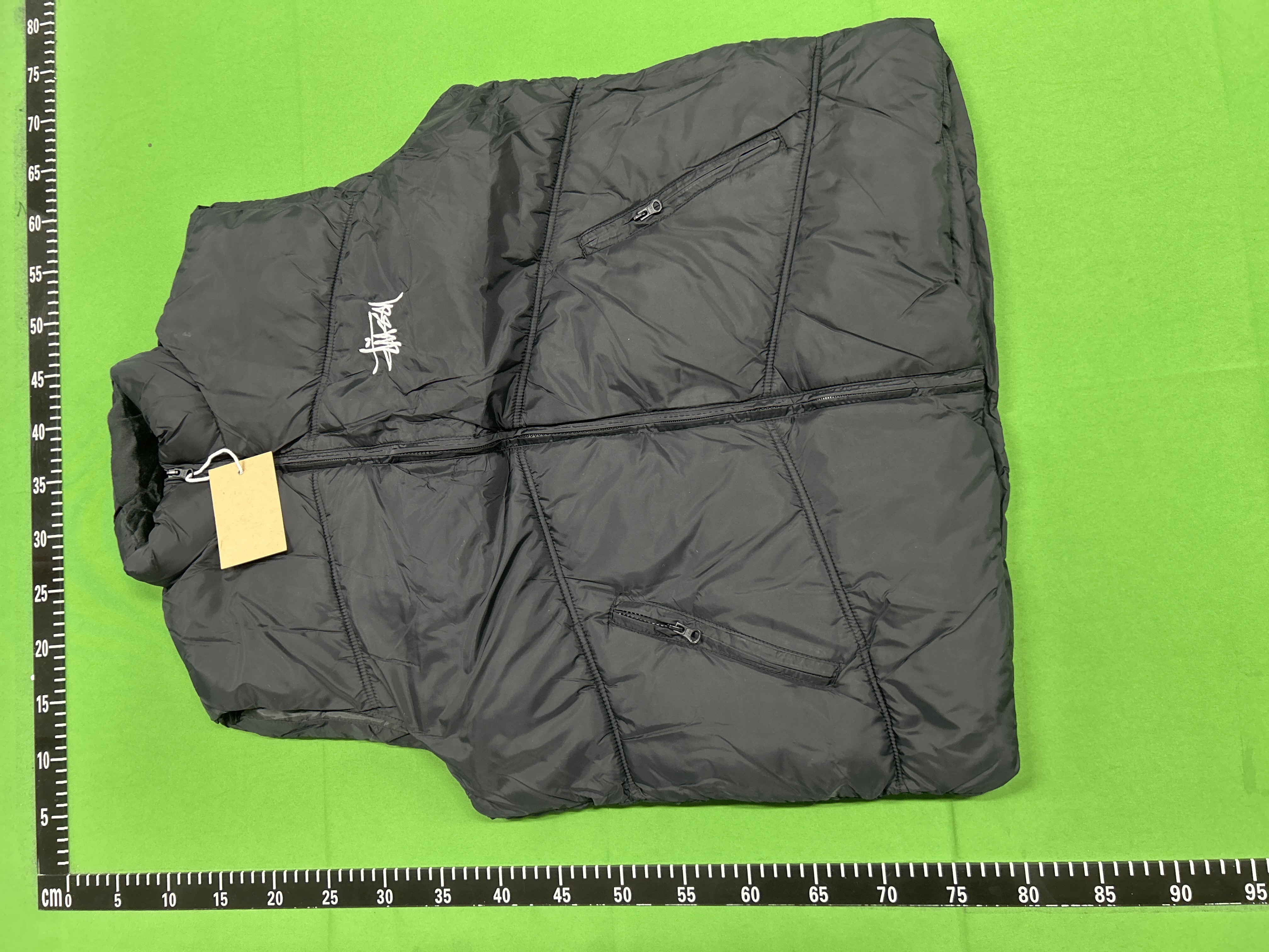 QC Photo - Black vest coat 9456