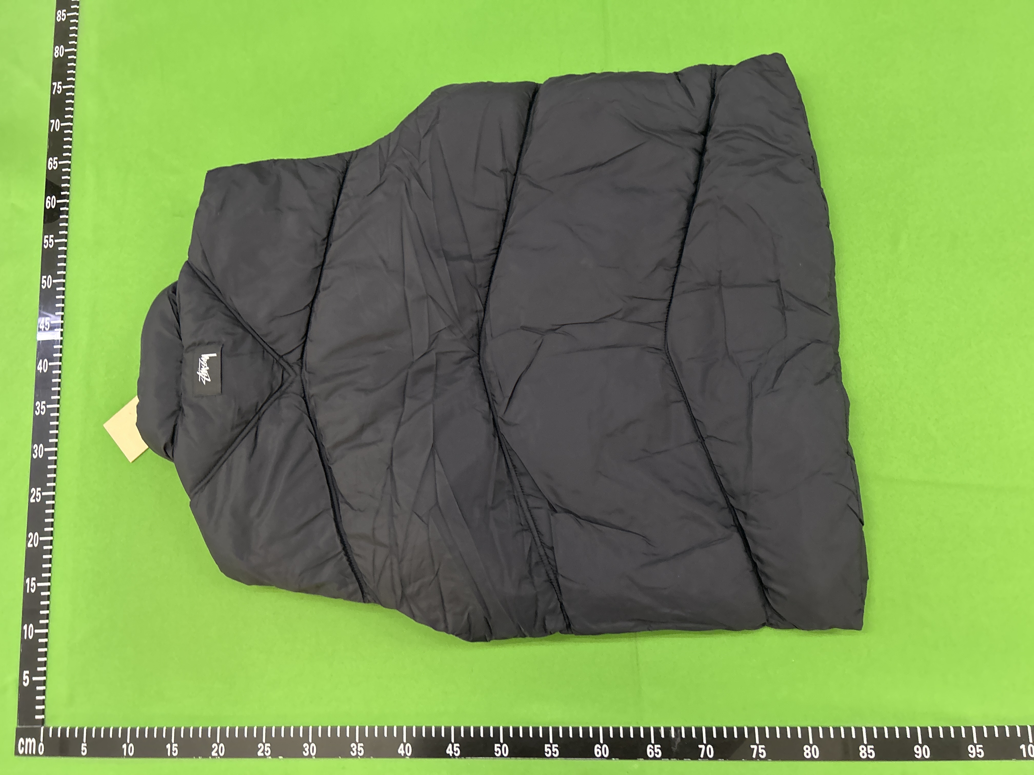 QC Photo - Black vest coat 9456