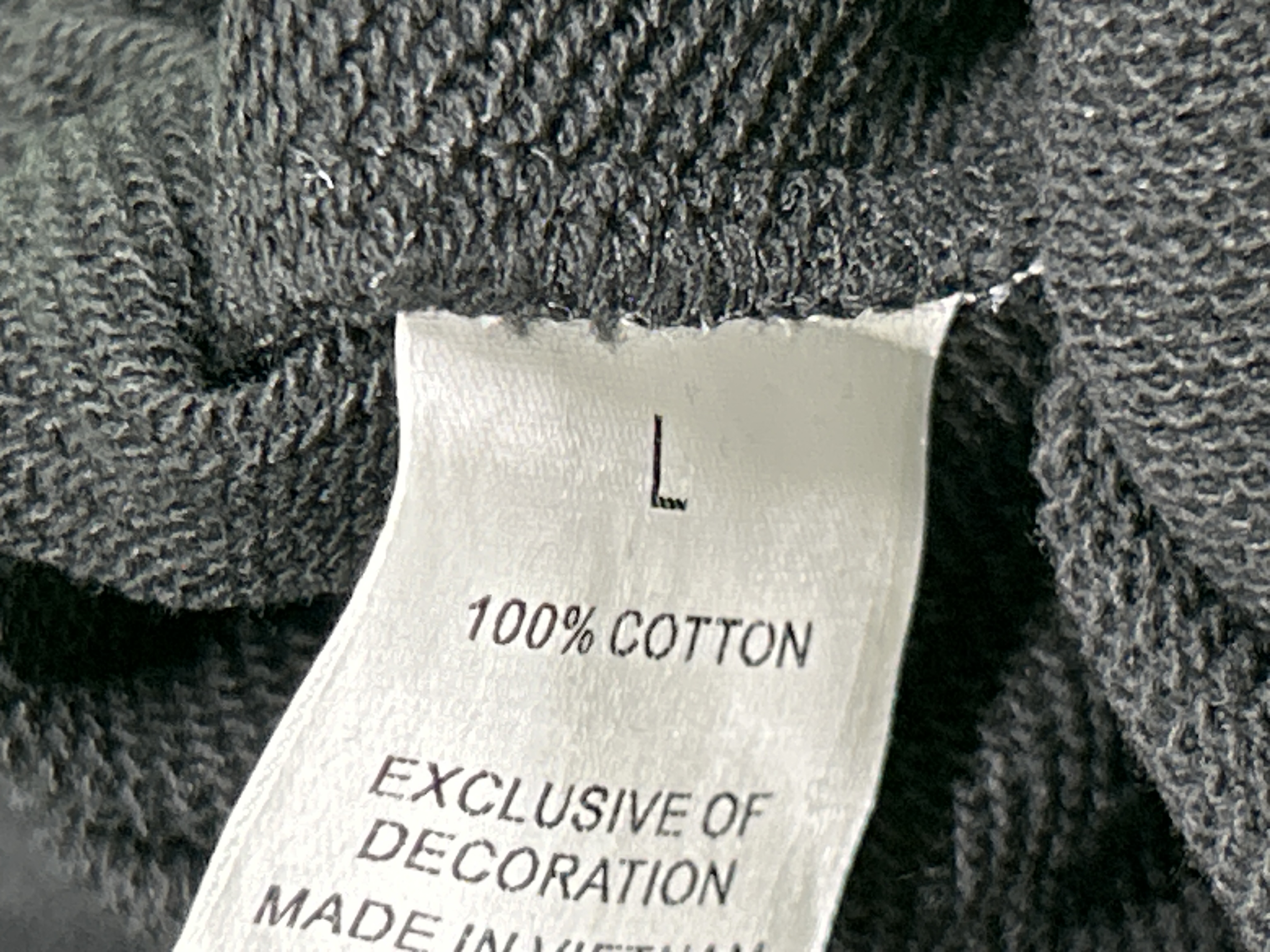 QC Photo - Black zipper sweatshirt