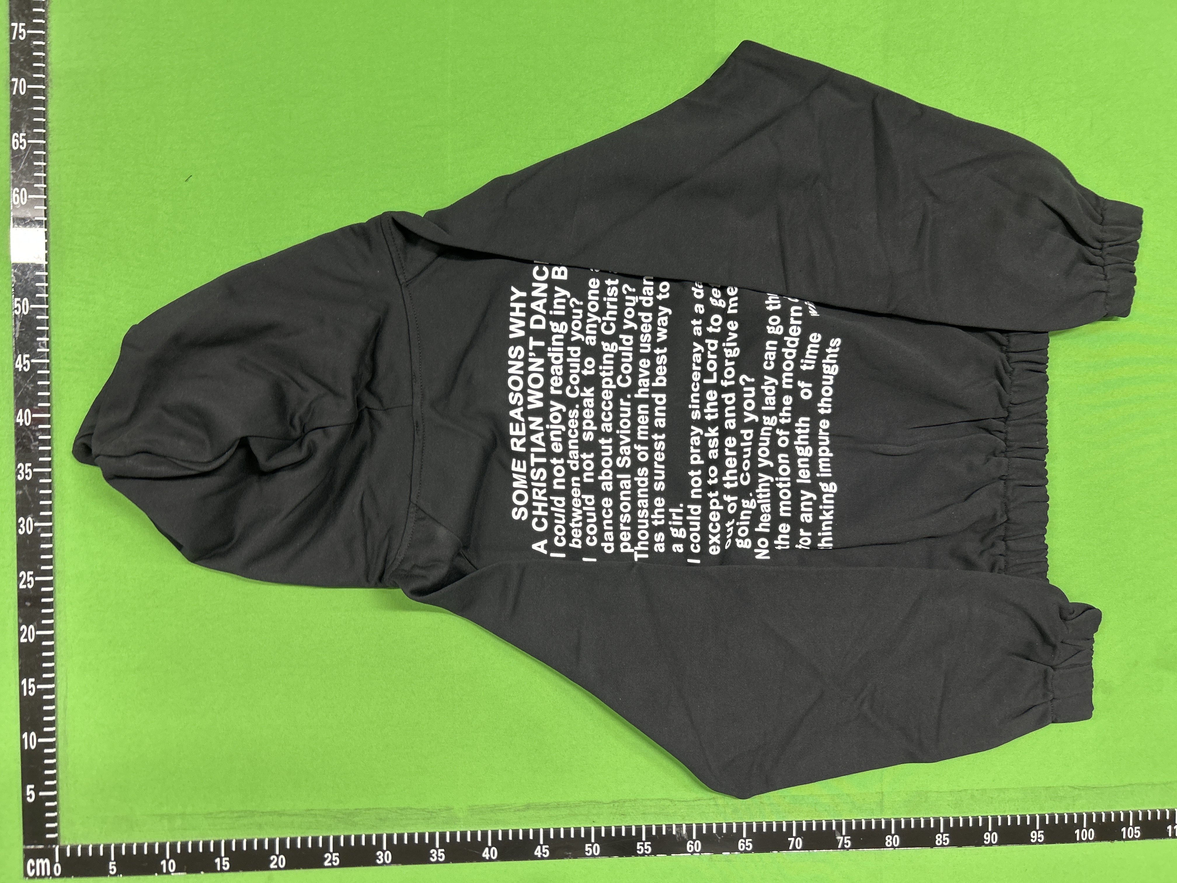 QC Photo - Black zipper sweatshirt