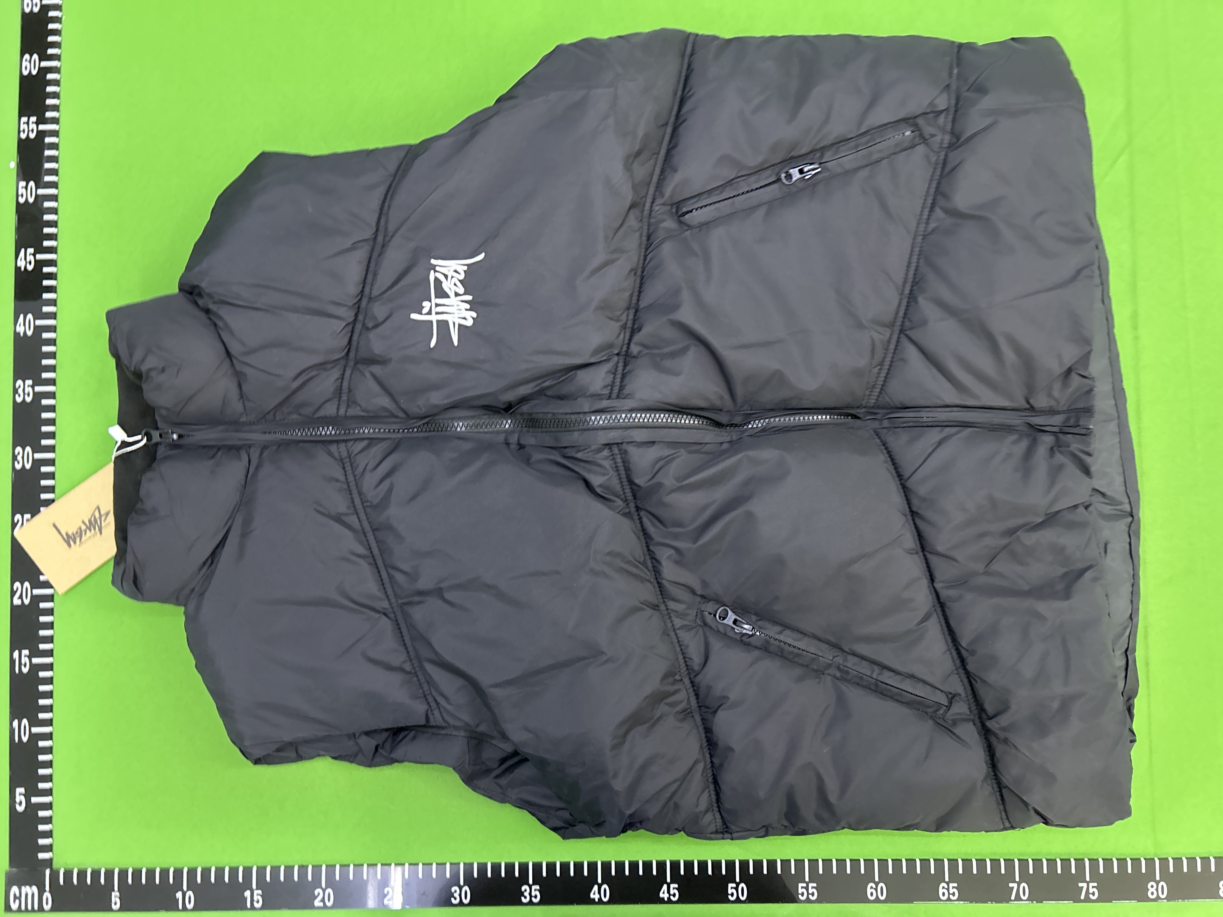 QC Photo - Black vest coat 9456