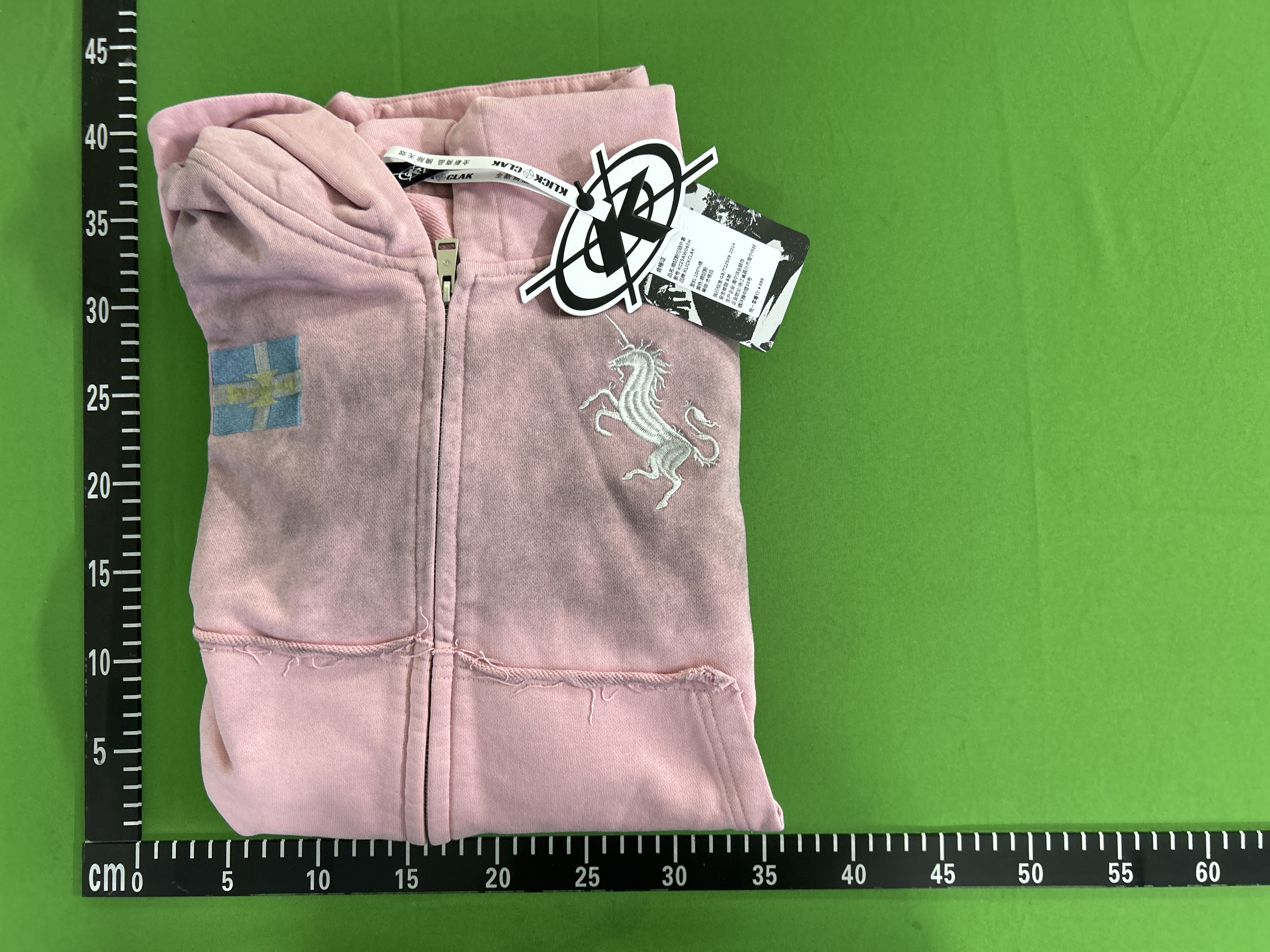 QC Photo - KLICK CLAK Unicorn Zip-Up Hoodie (2 Variants)