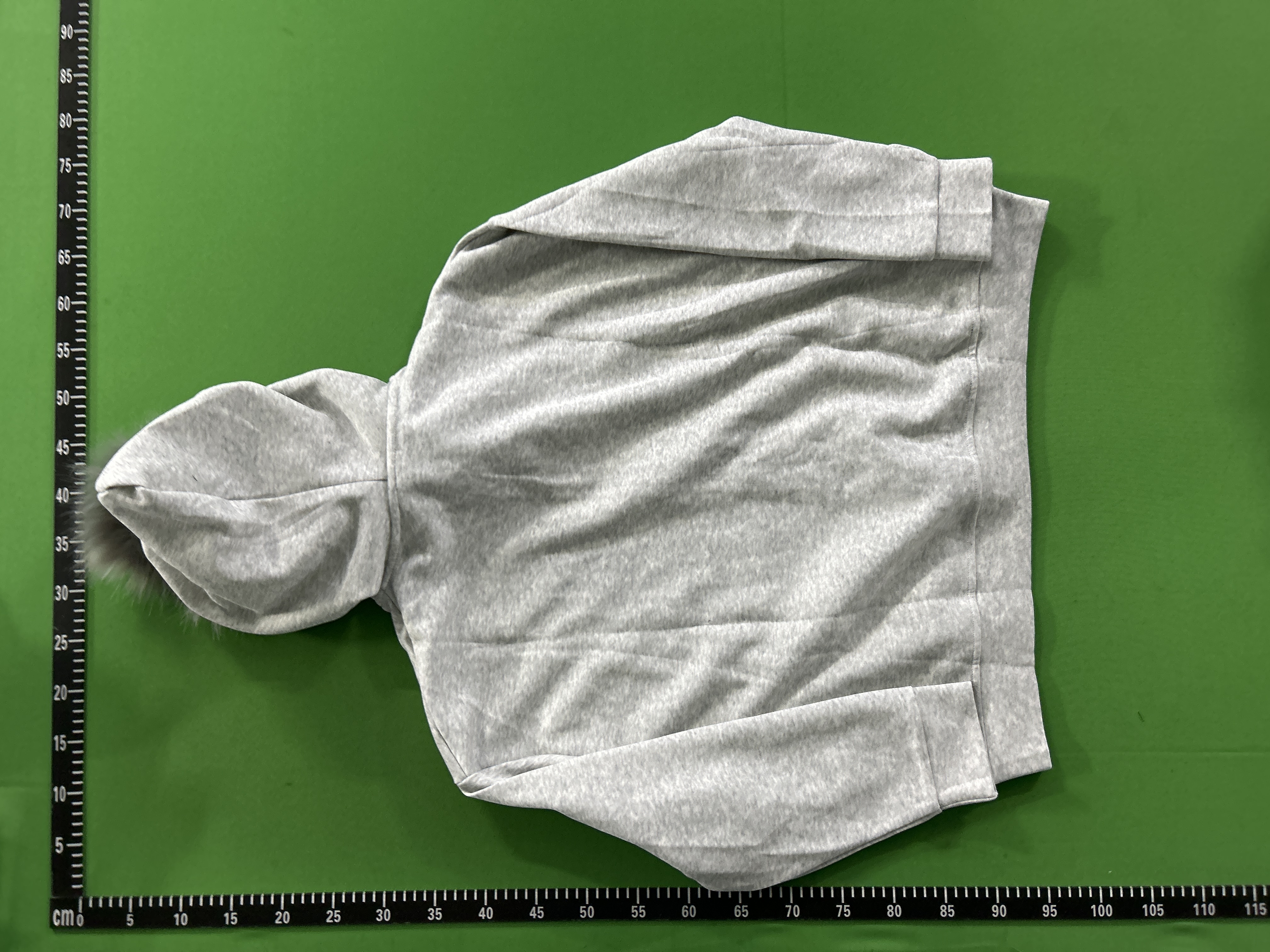 QC Photo - RVNTENG Faux Fur Zip-Up Hoodie Black