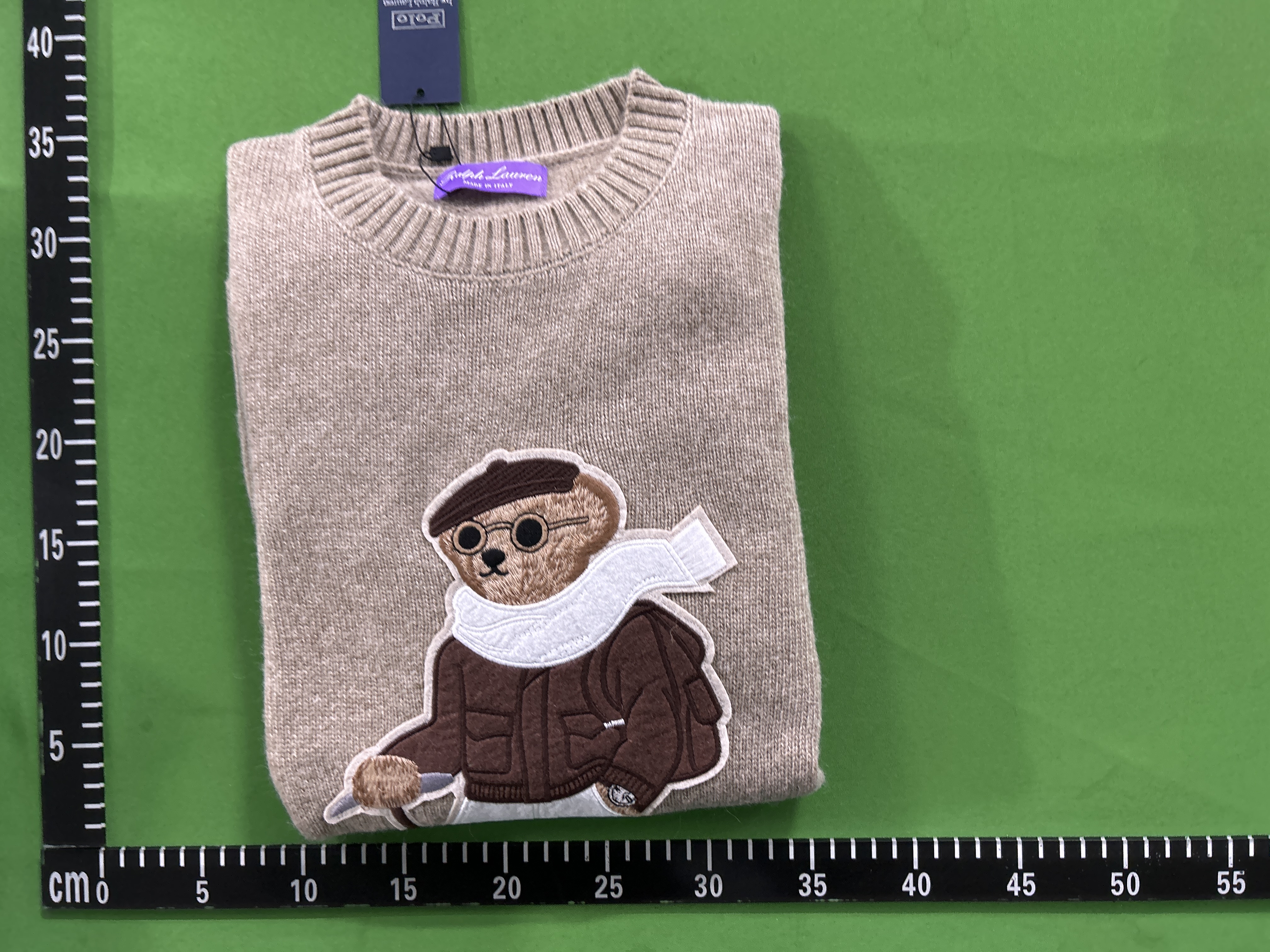 QC Photo - Polo Ralph Lauren Mountain Bear Cashmere Sweater (2 Variants)