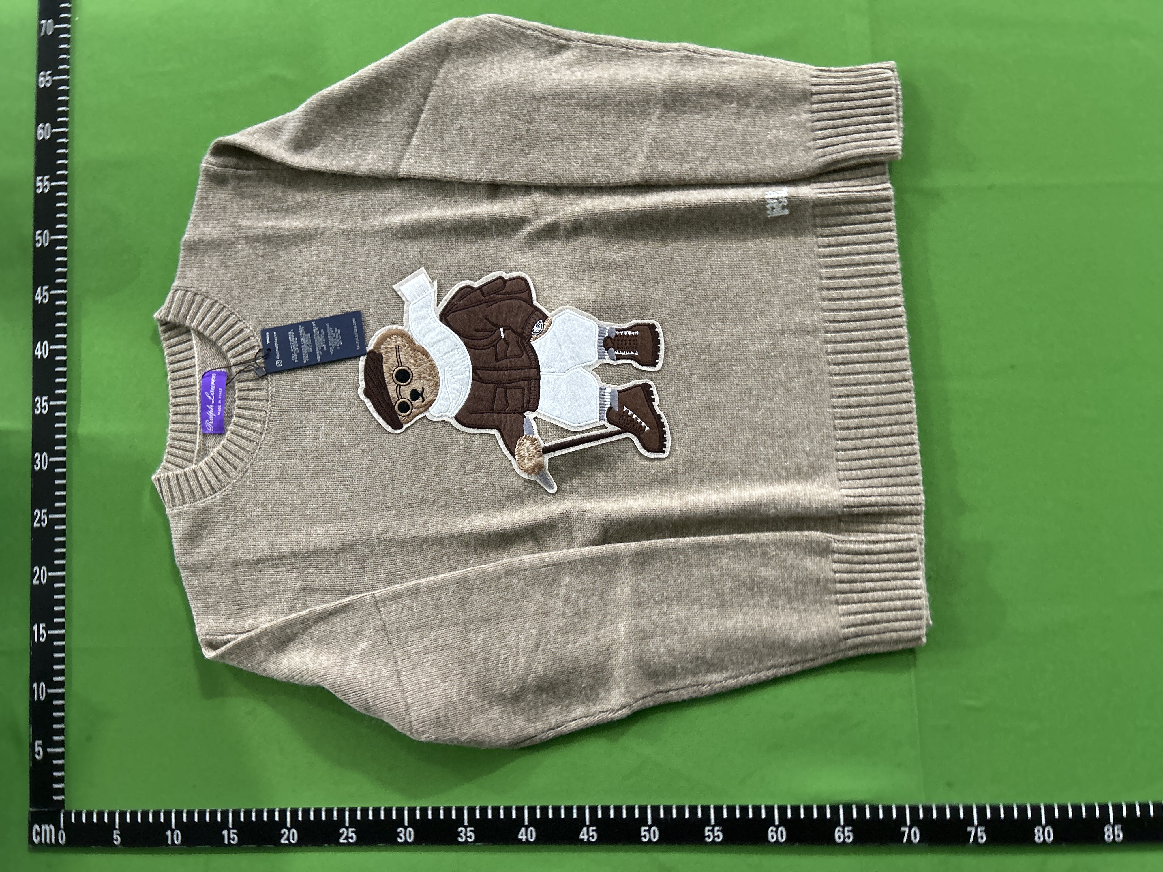QC Photo - Polo Ralph Lauren Mountain Bear Cashmere Sweater (2 Variants)