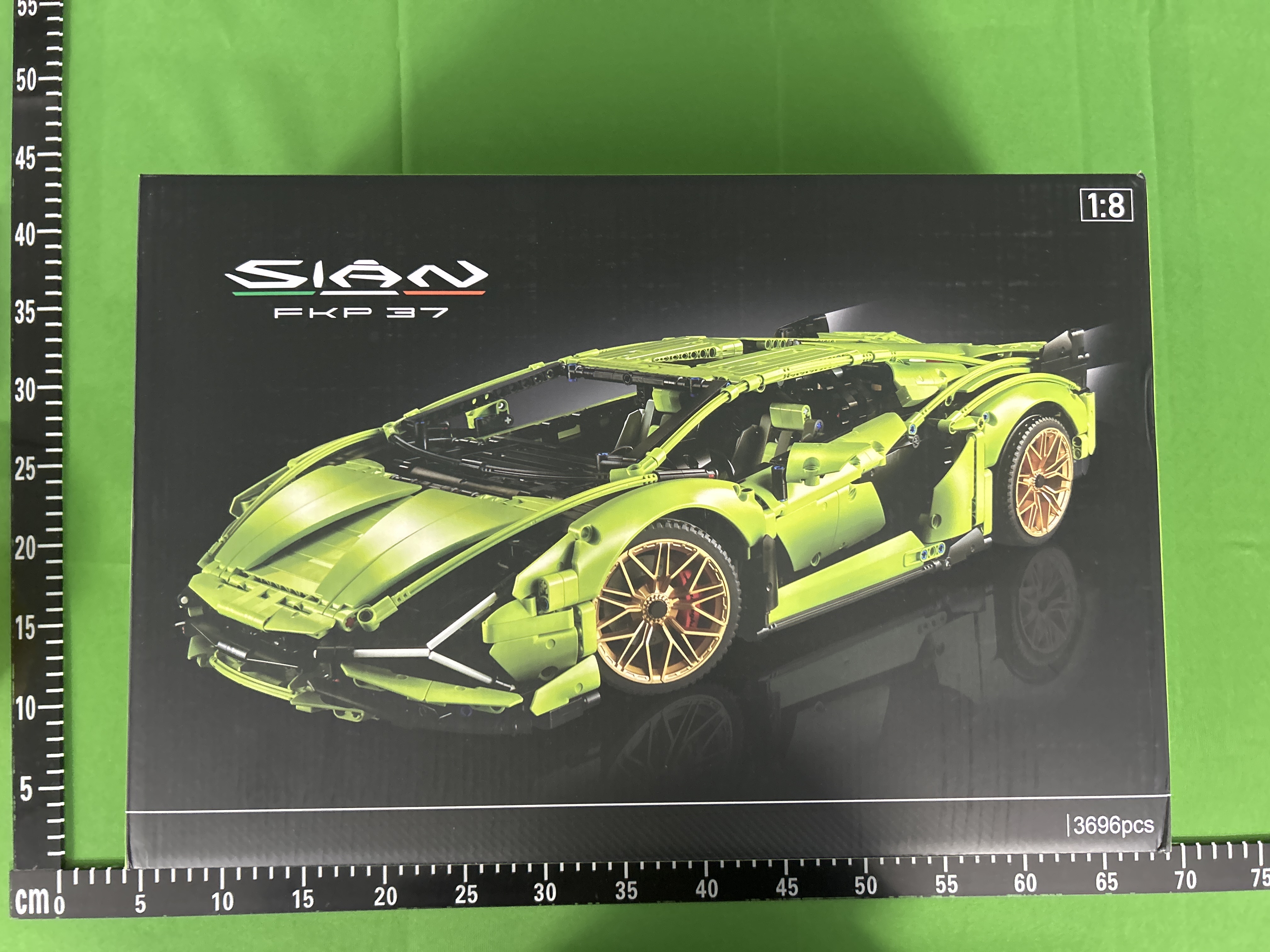 QC Photo - Building block sports car assembly model remote control car 3700