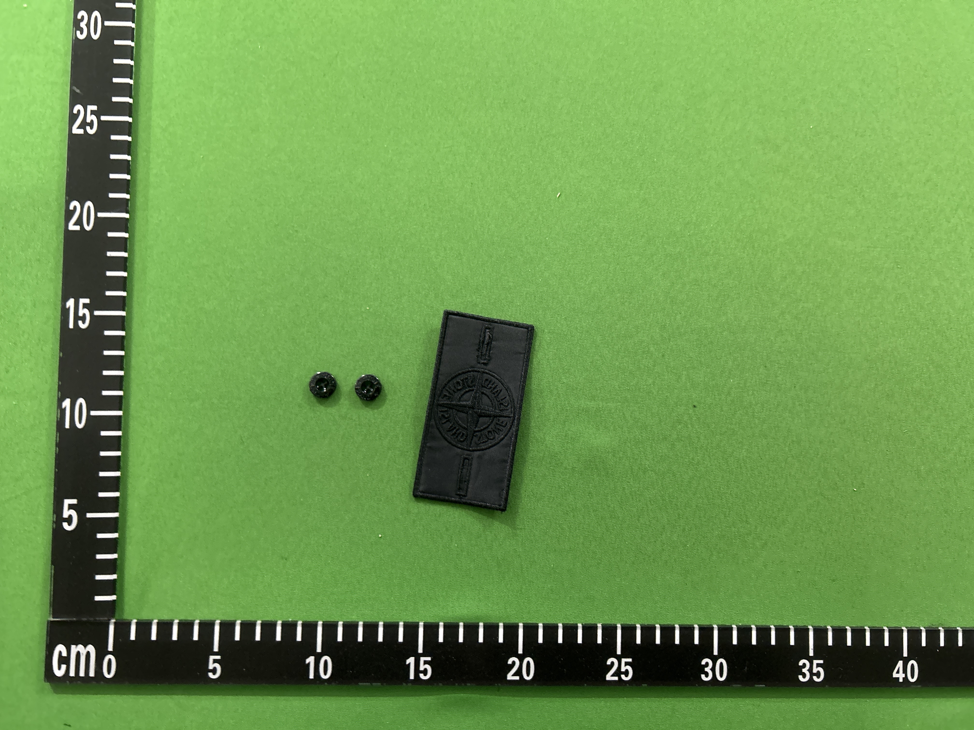 QC Photo - Glow In The Dark Stone Island Badges