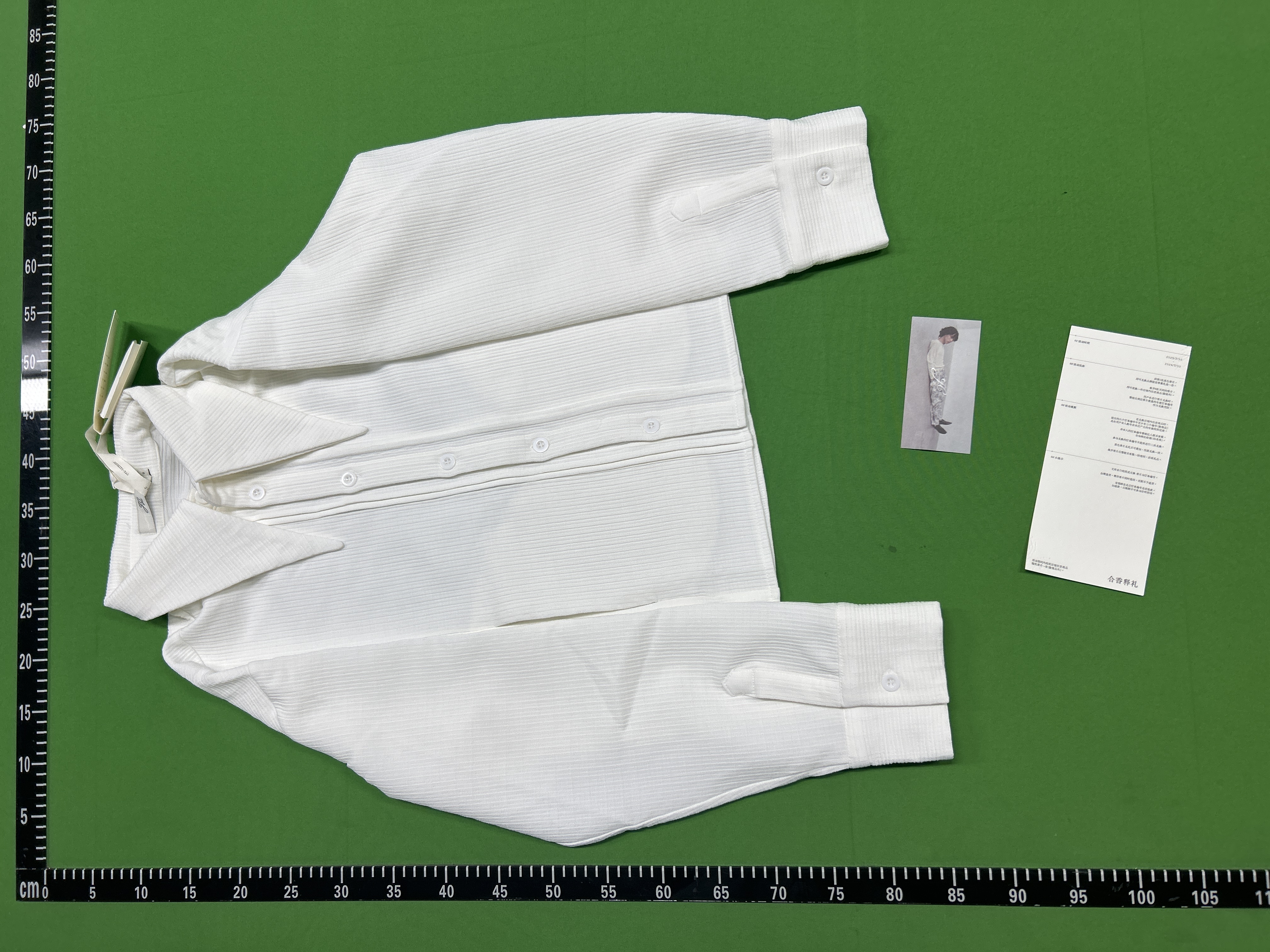 QC Photo - JCAESAR Pointed Collar Button Up Shirt (3 Variants)