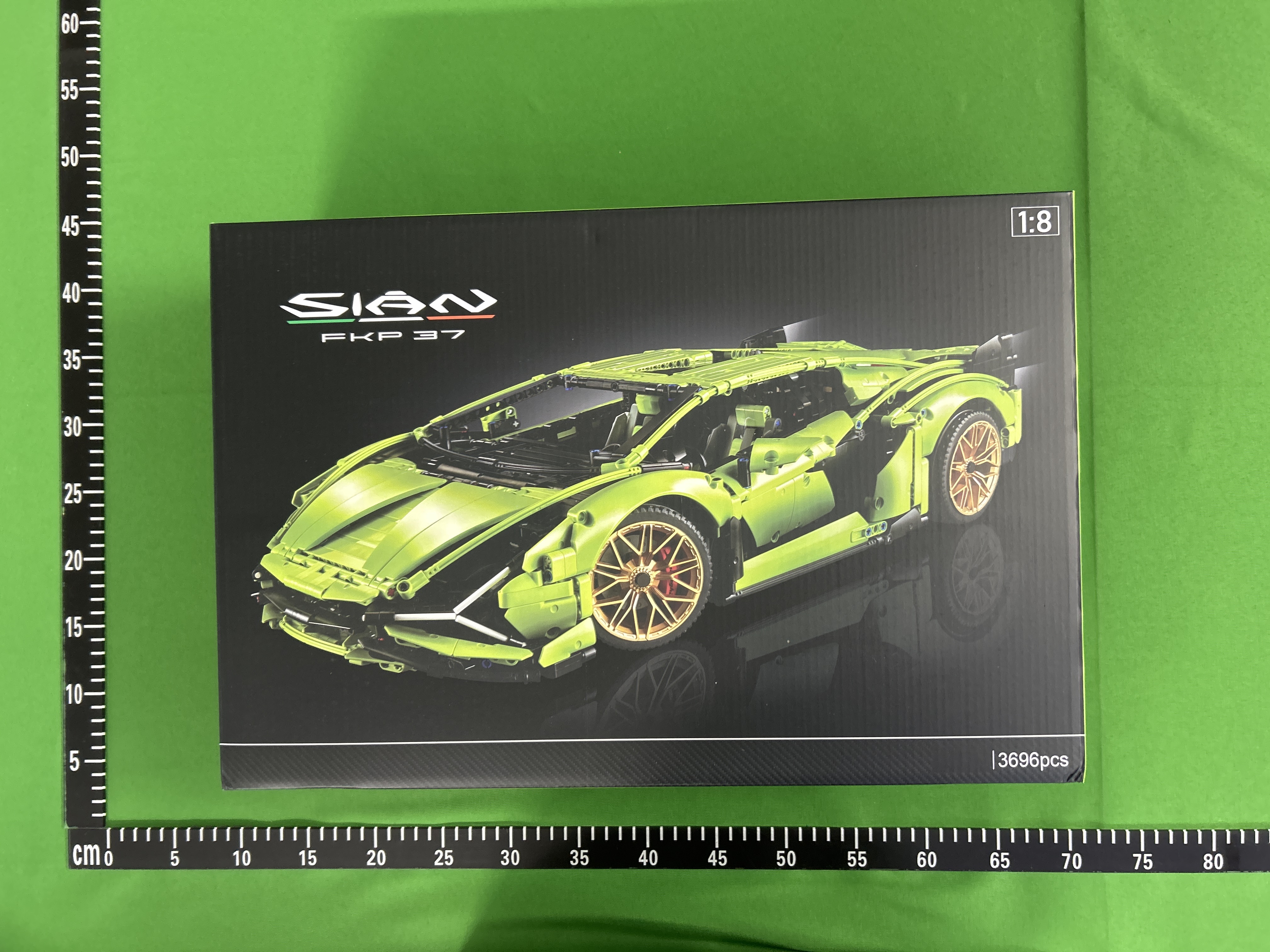 QC Photo - Building block sports car assembly model remote control car 3700