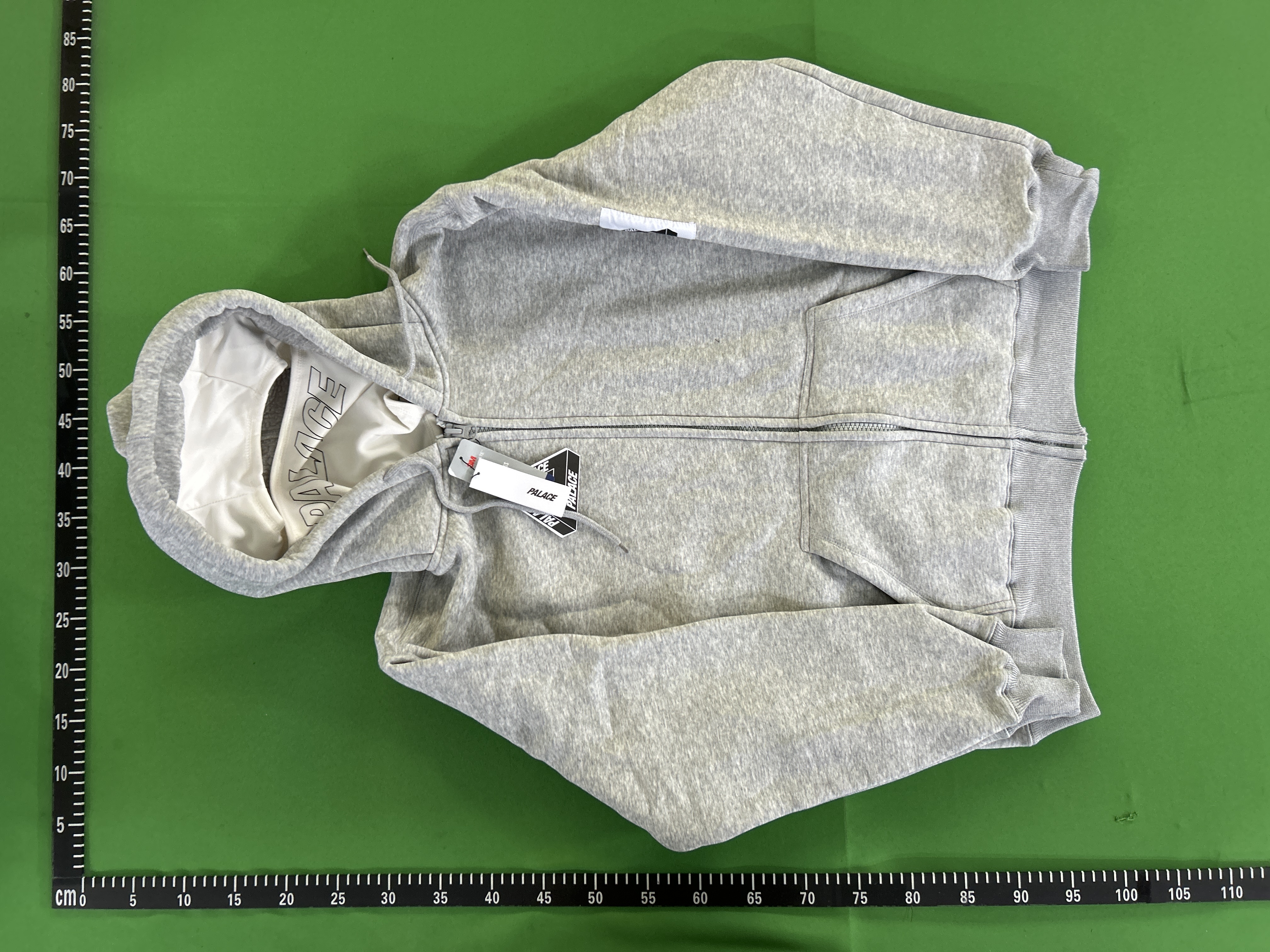 QC Photo - Palace Facemask Zip-Up Hoodie Black