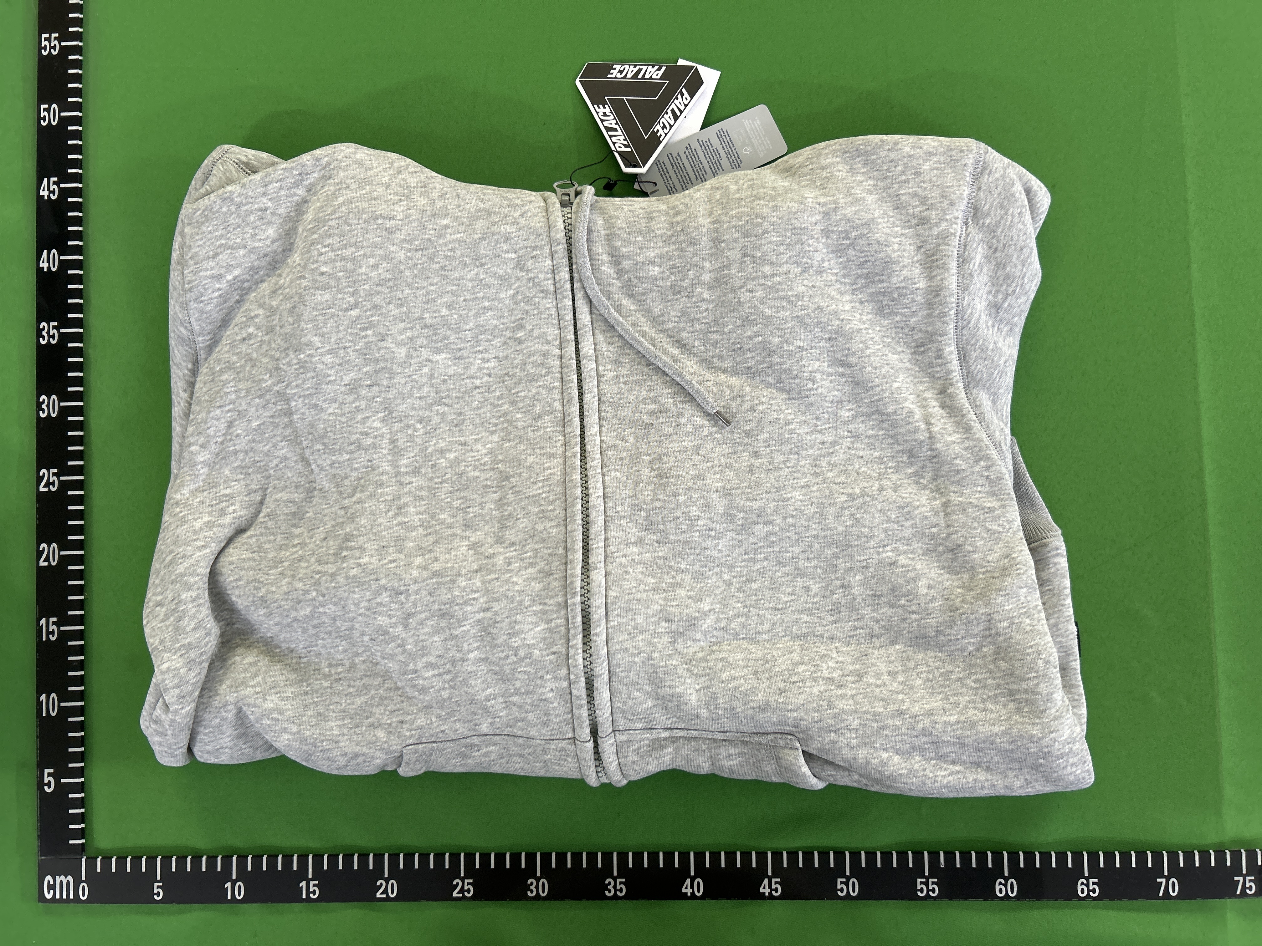 QC Photo - Palace Facemask Zip-Up Hoodie Black