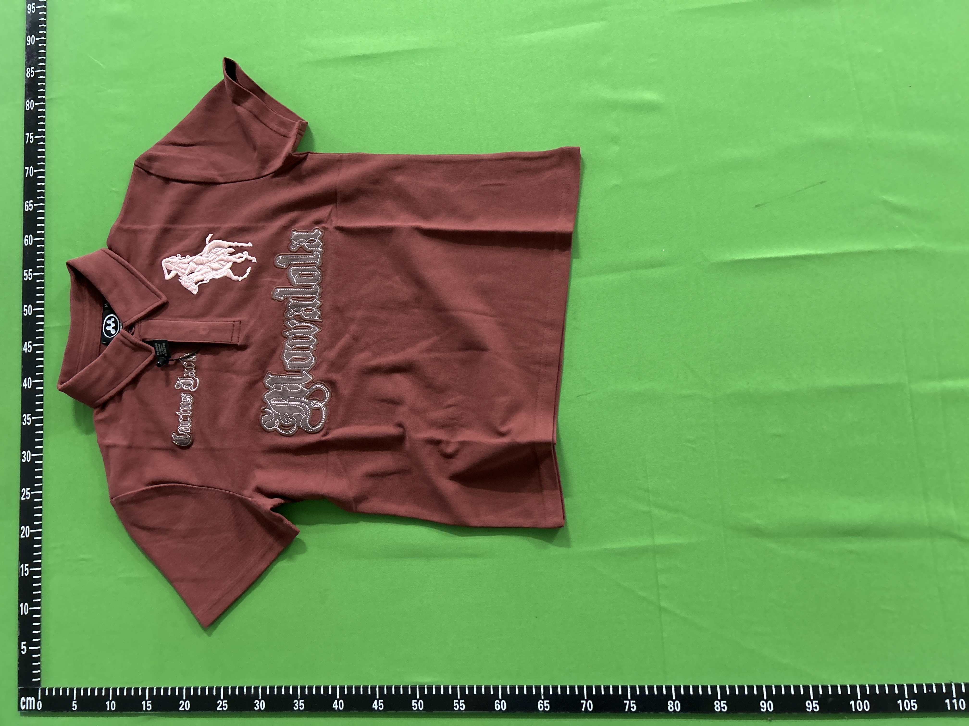 QC Photo - Mowalola x Cactus Jack Brown Polo