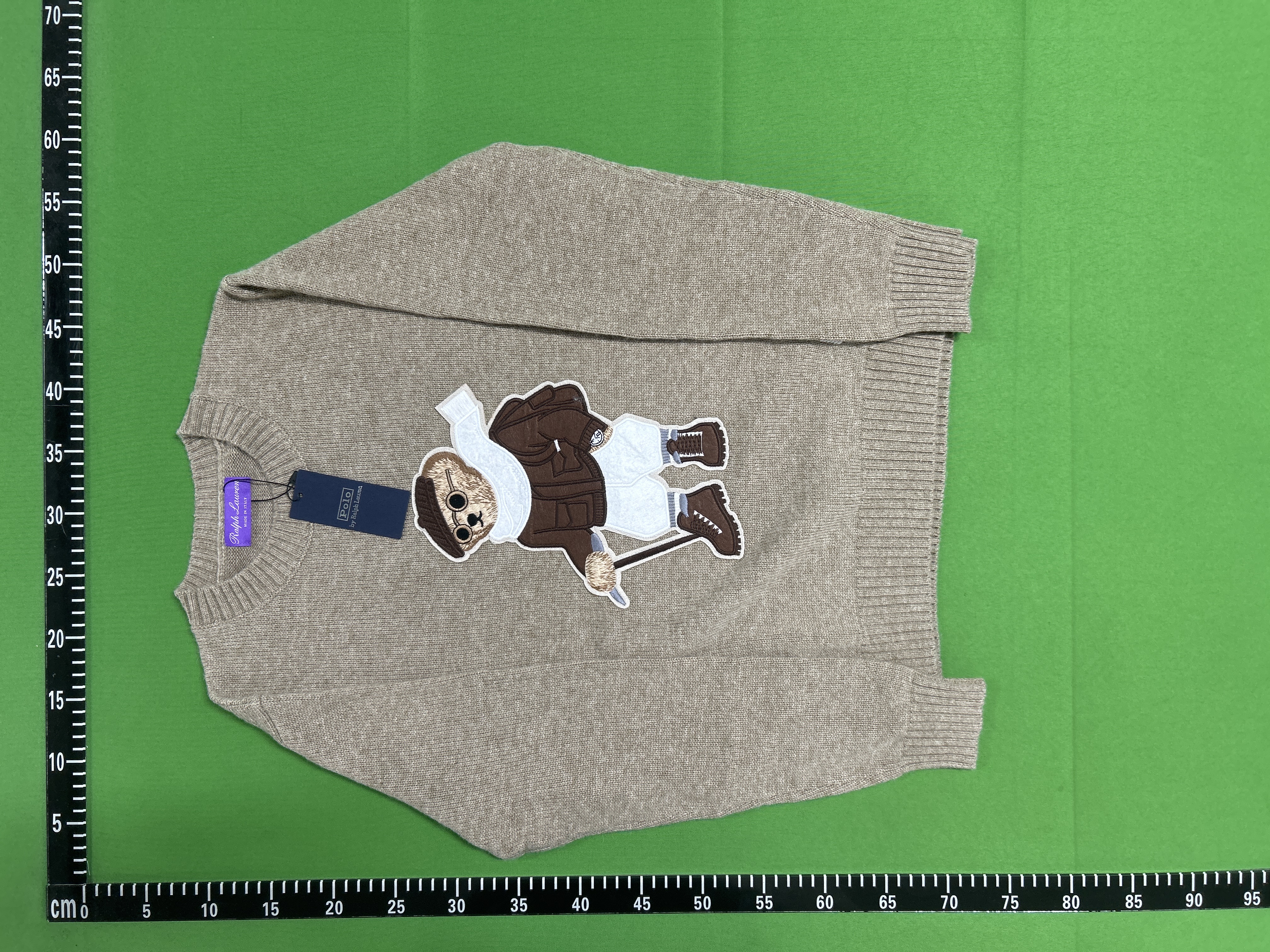 QC Photo - Polo Ralph Lauren Mountain Bear Cashmere Sweater (2 Variants)