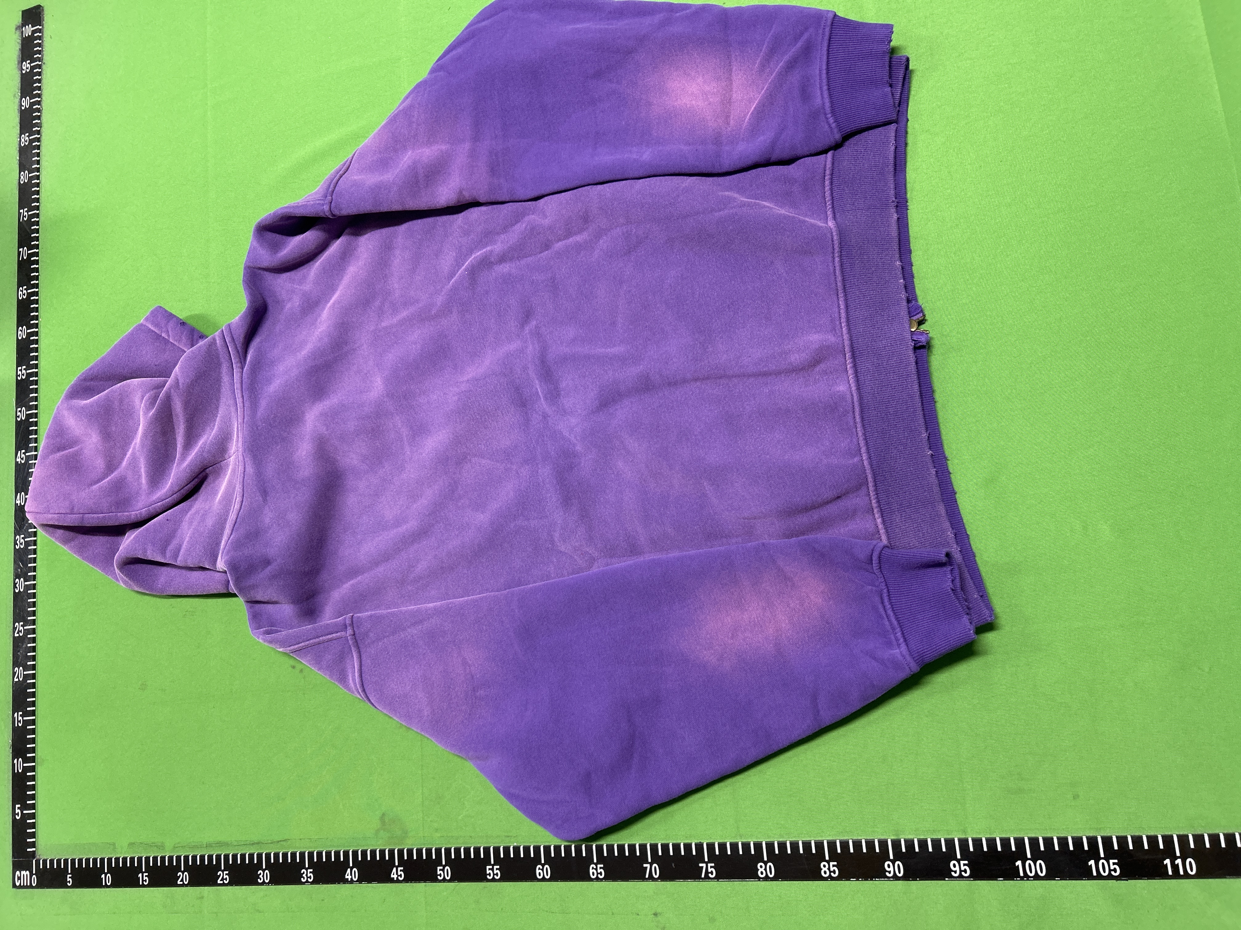 QC Photo - Unbranded Blank Washed Zip-Up Hoodies #2