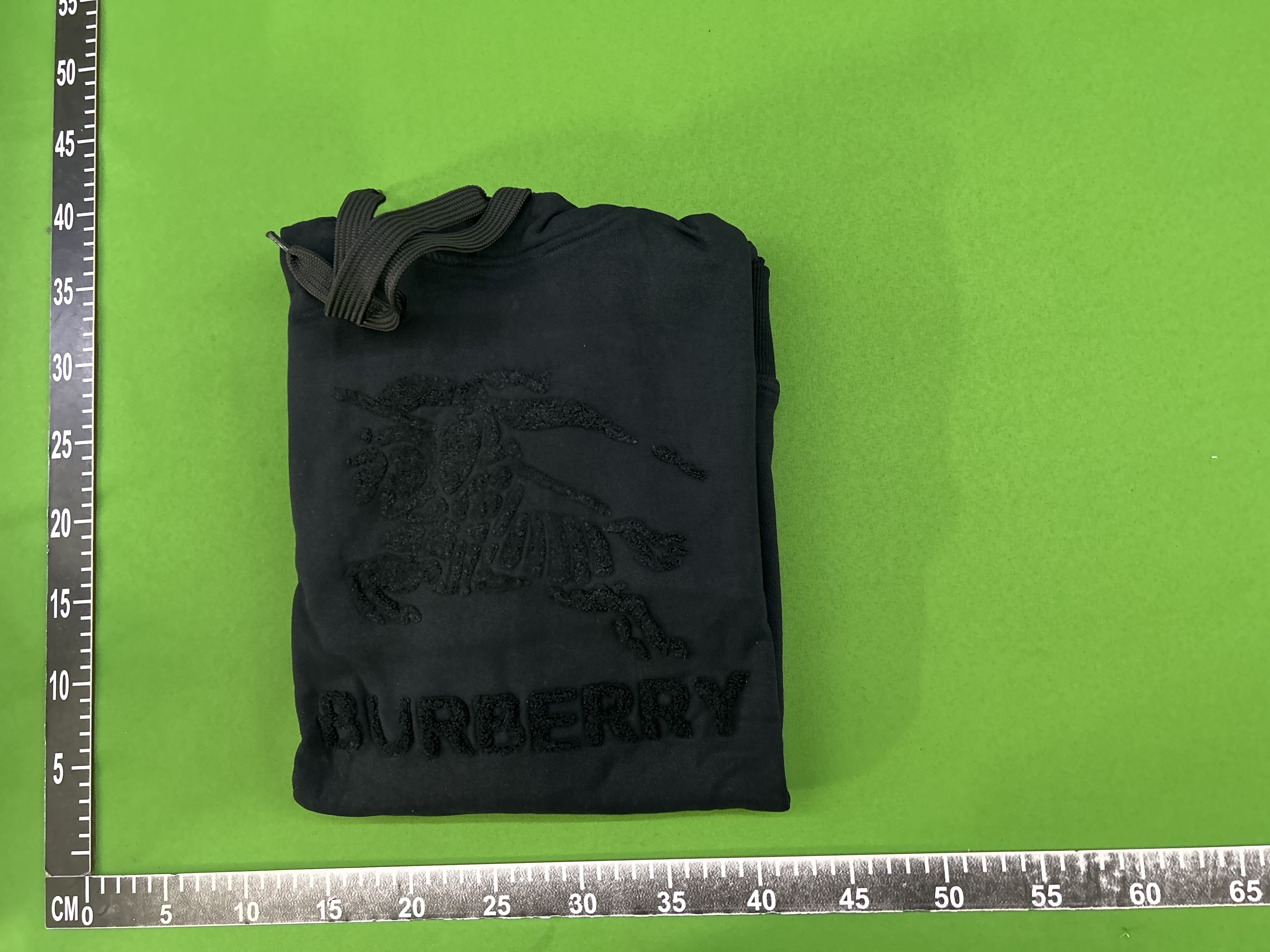QC Photo - Burberry Towel Embroidery Horse Knight Logo Hoodie