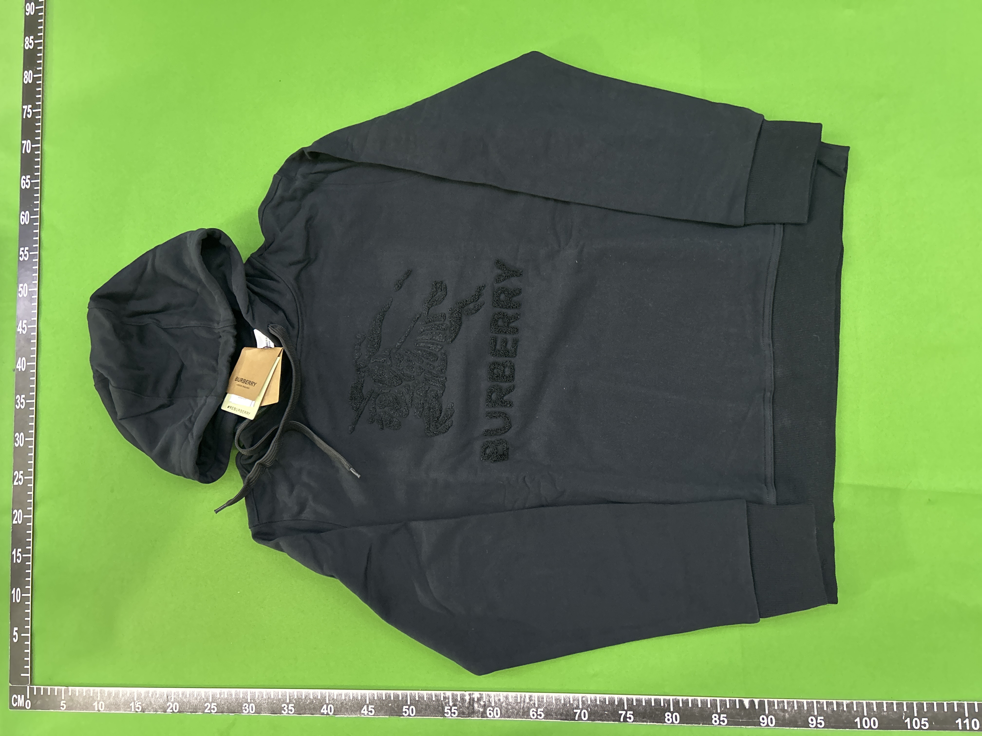 QC Photo - Burberry Towel Embroidery Horse Knight Logo Hoodie