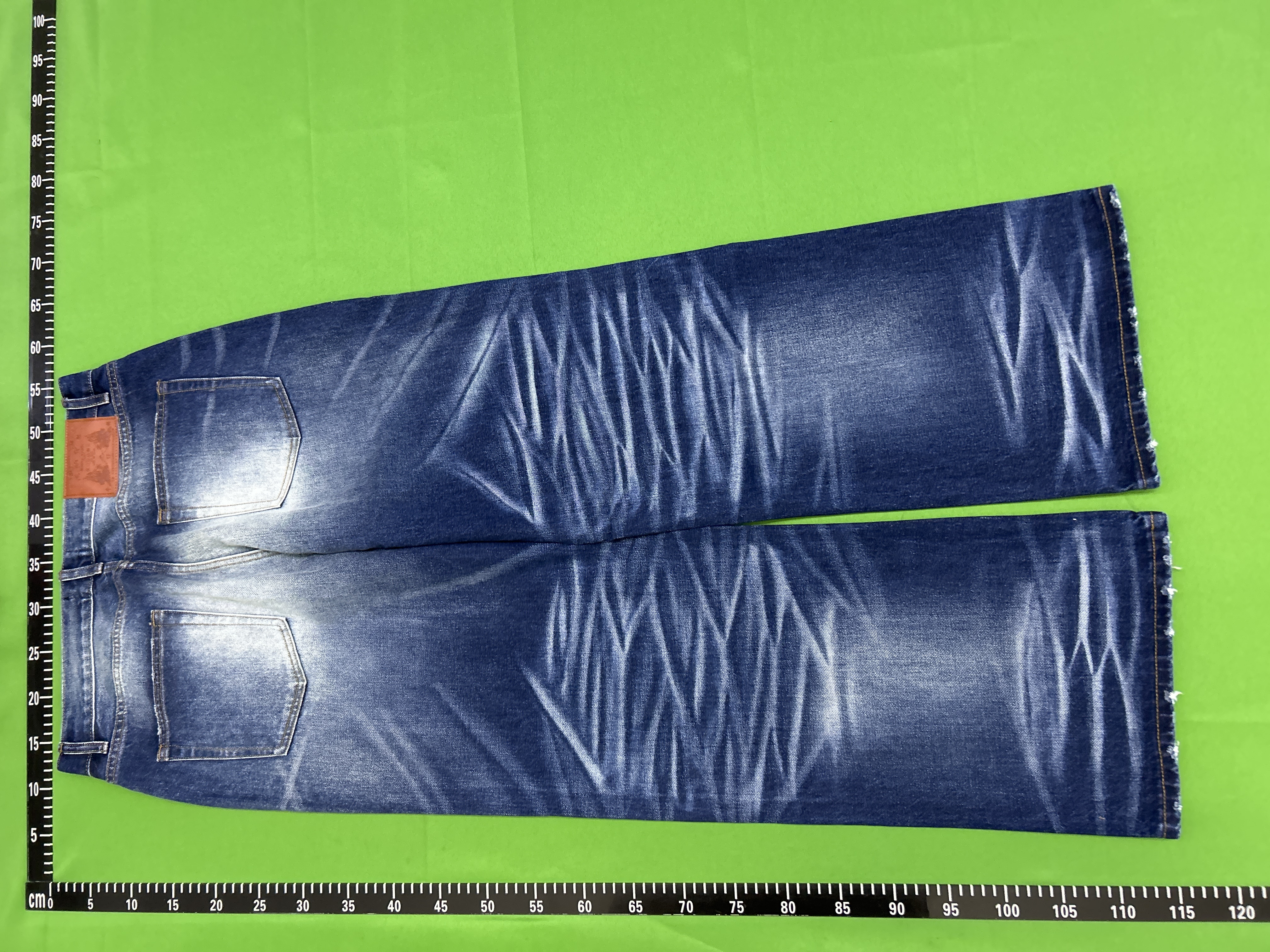 QC Photo - WANNA LAB Dark Blue Washed Jeans
