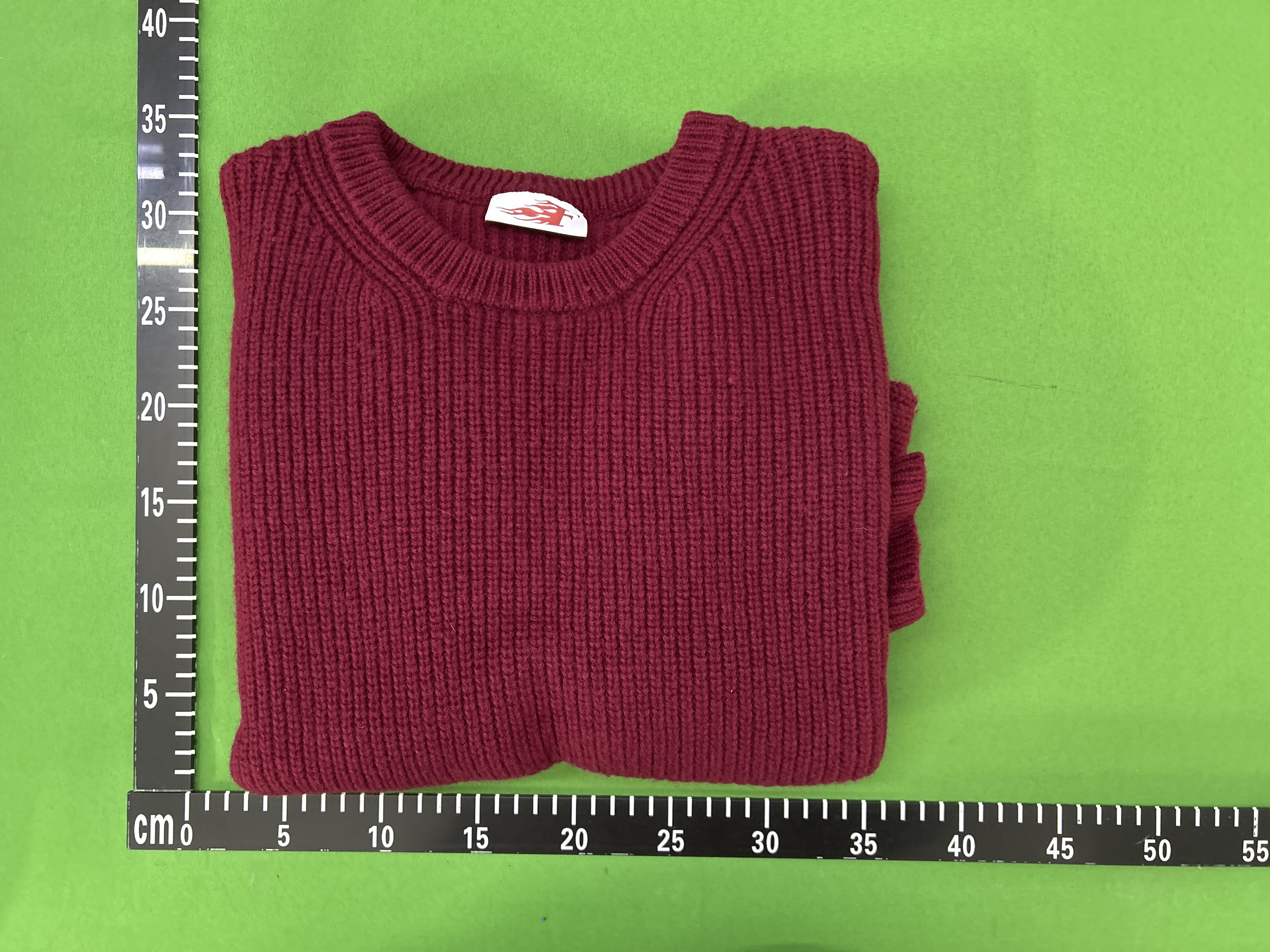 QC Photo - Firemade Red Knit Sweater