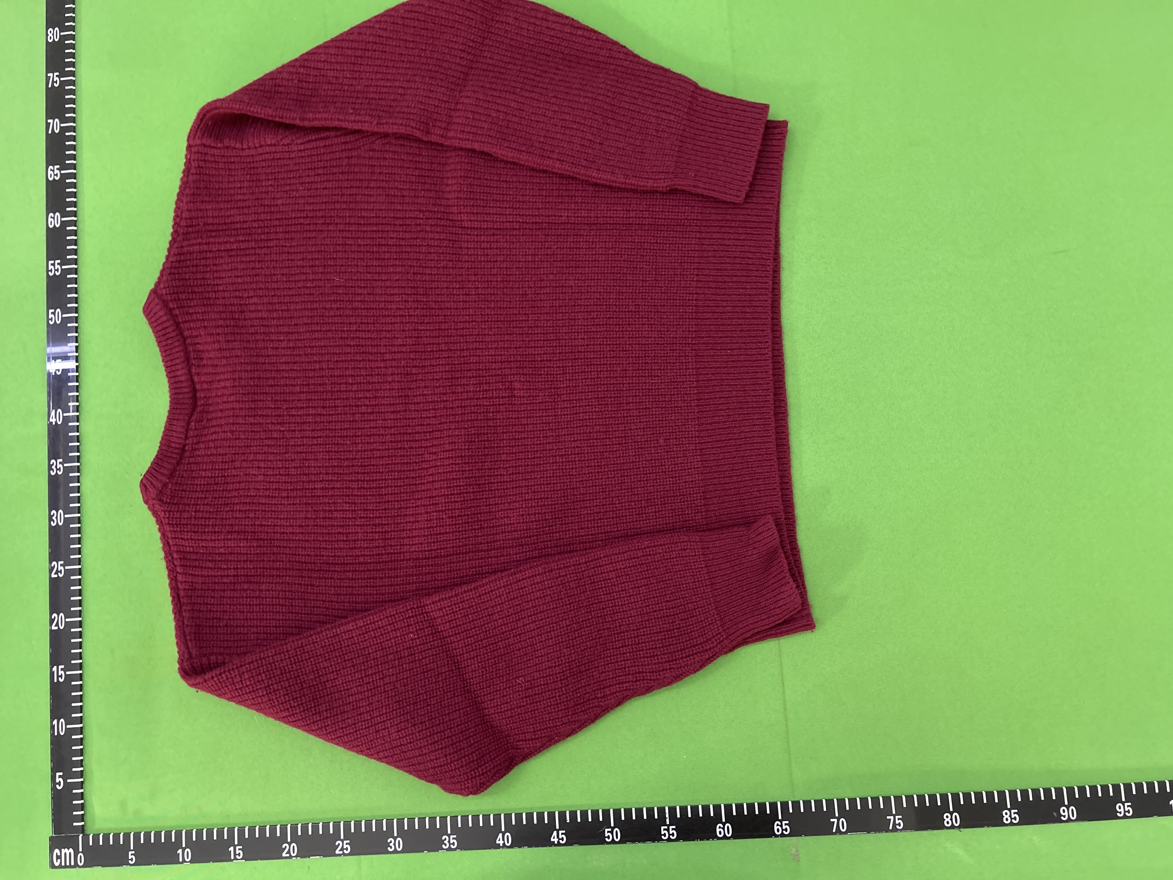 QC Photo - Firemade Red Knit Sweater