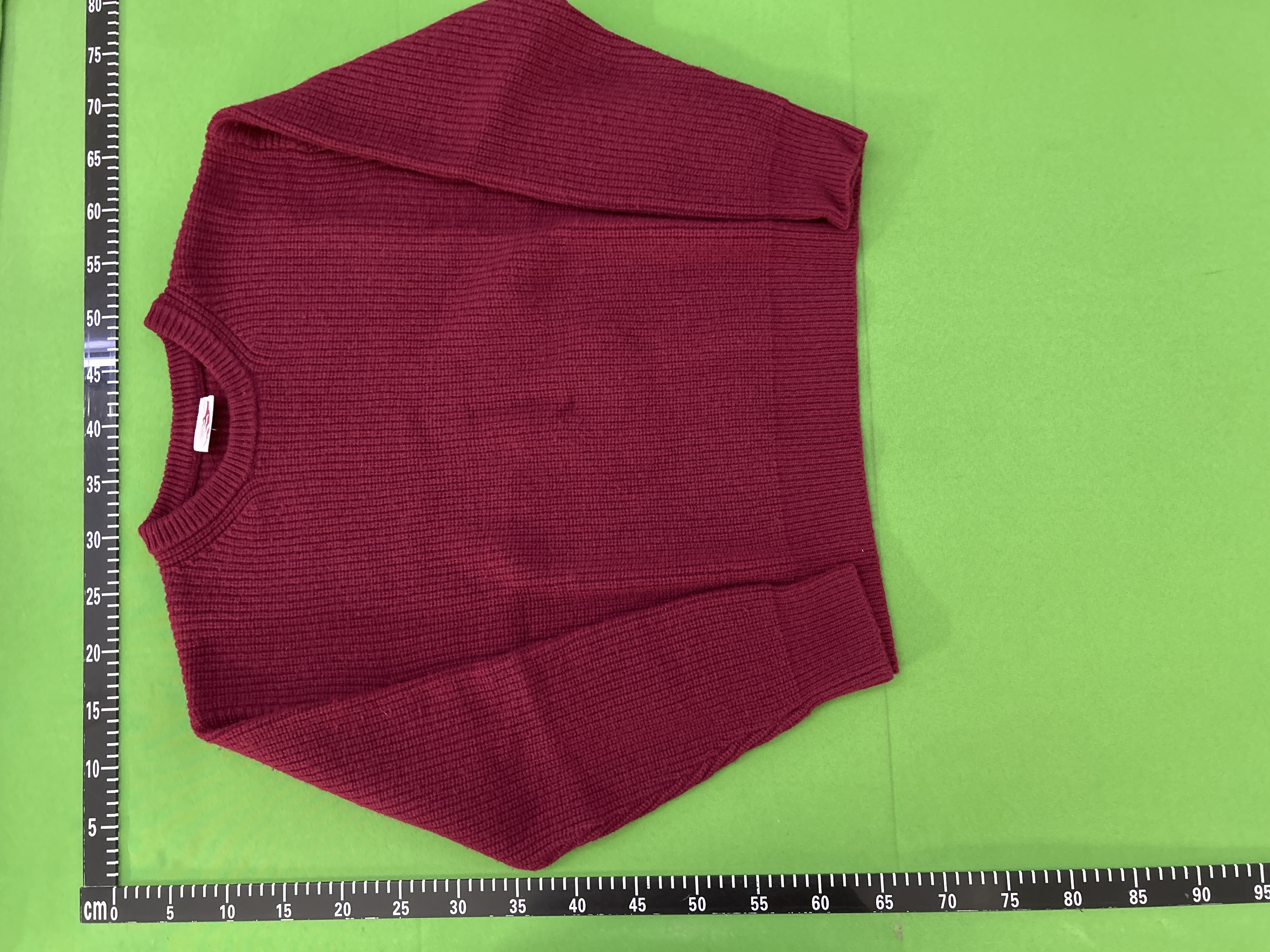 QC Photo - Firemade Red Knit Sweater