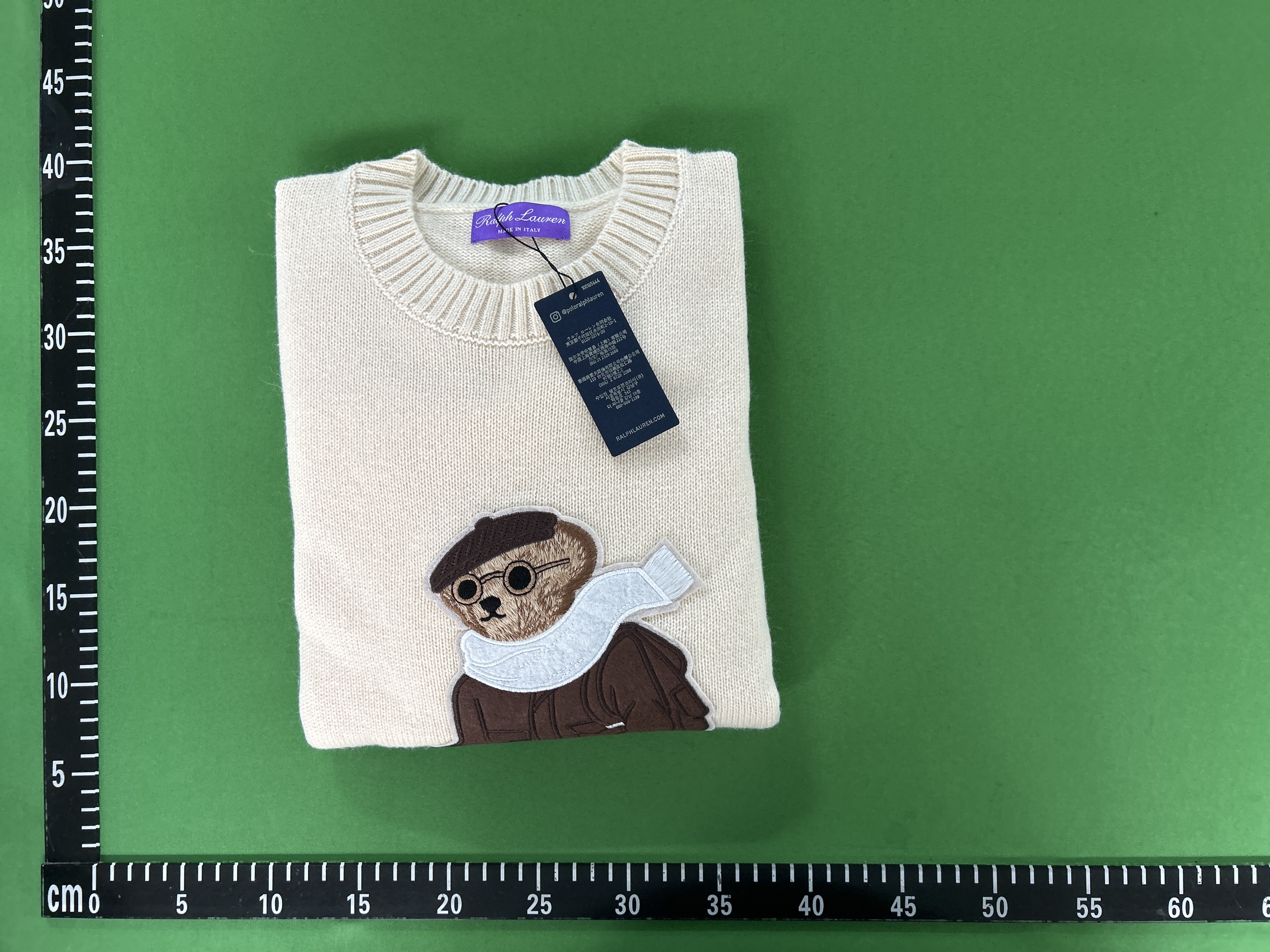 QC Photo - Polo Ralph Lauren Mountain Bear Cashmere Sweater (2 Variants)