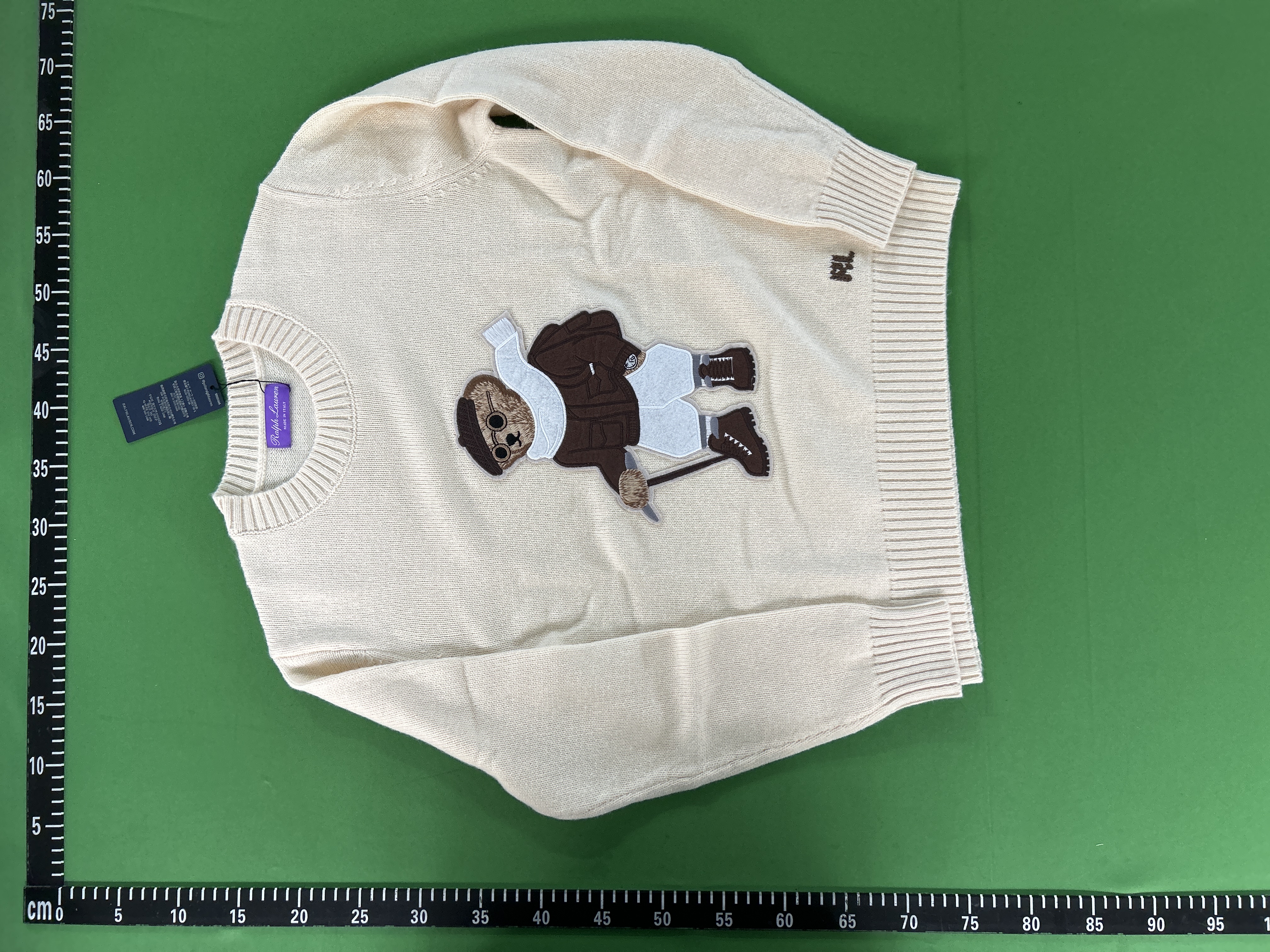 QC Photo - Polo Ralph Lauren Mountain Bear Cashmere Sweater (2 Variants)