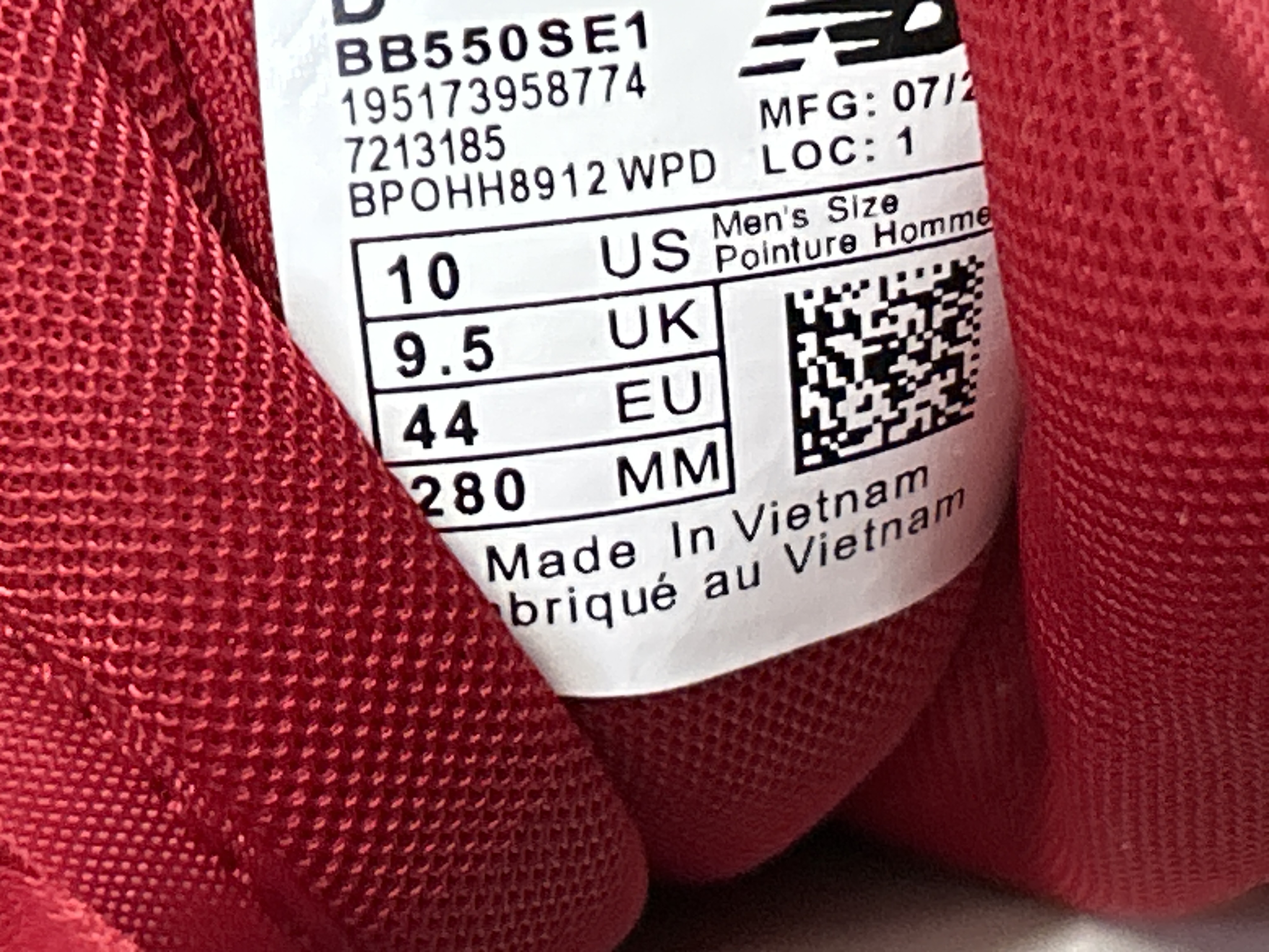 QC Photo - New Balance 550 White Green