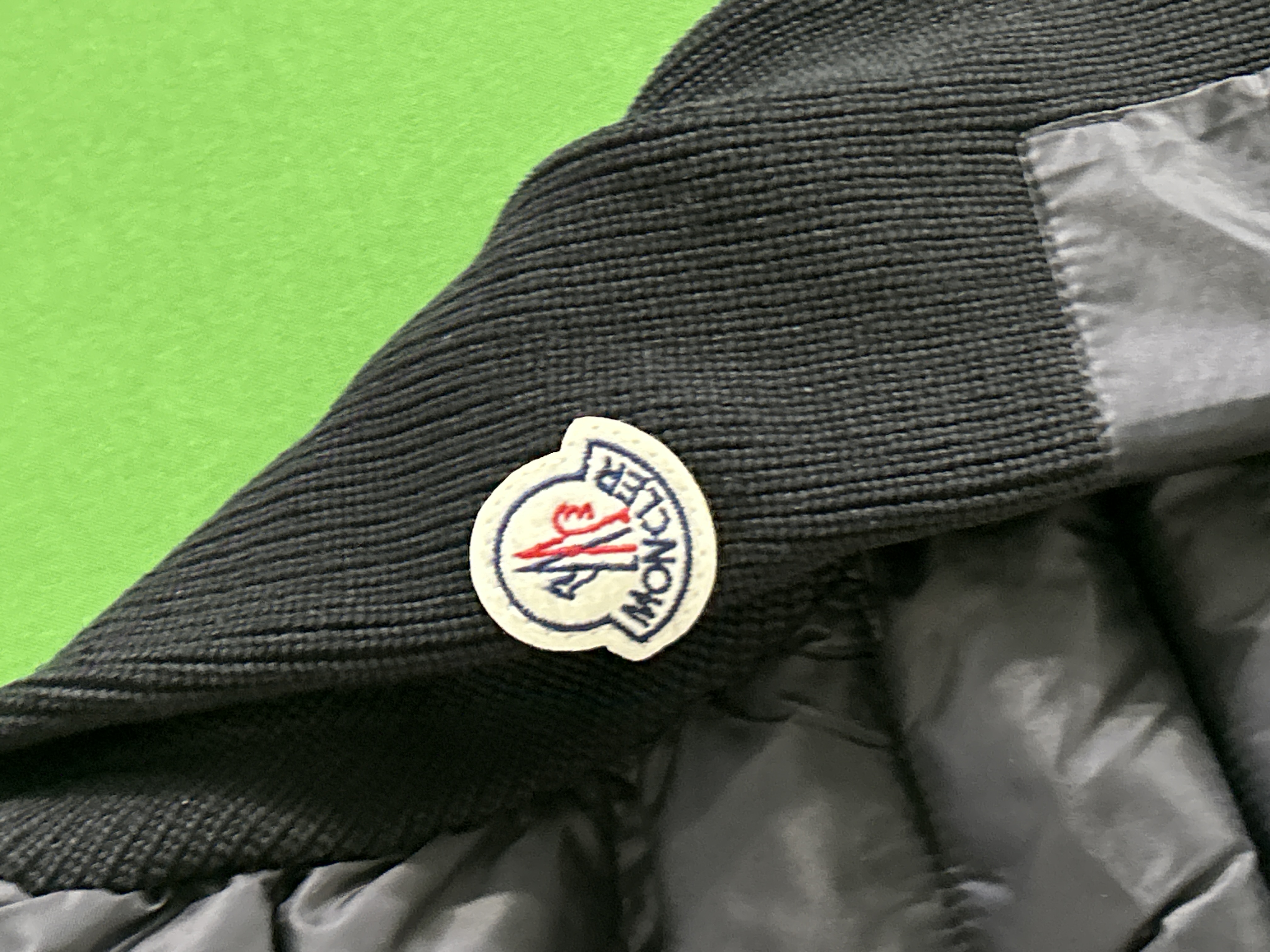 QC Photo - Knitted patchwork down jacket