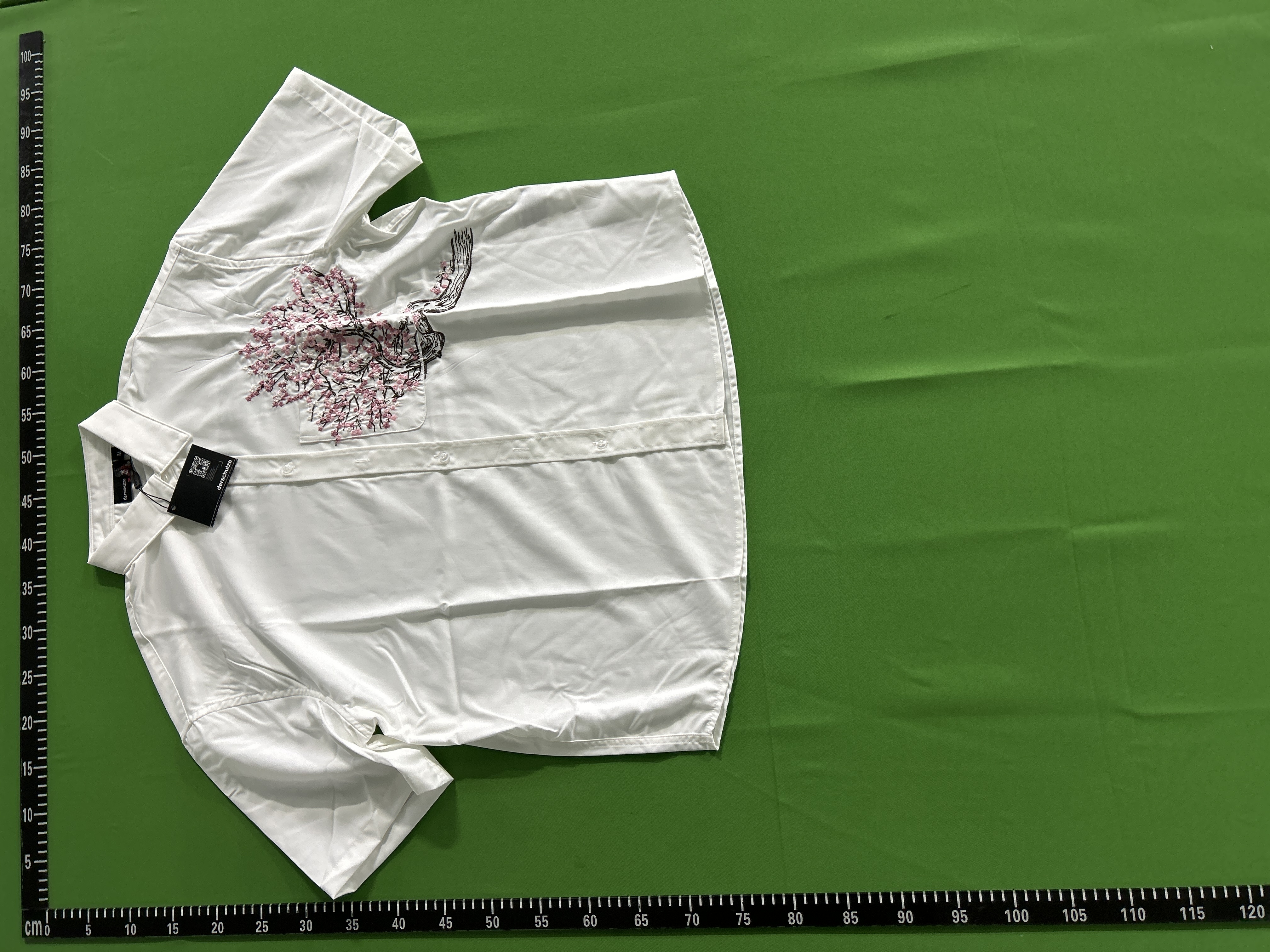 QC Photo - Derschutze Cherry Blossom Button Up Shirt