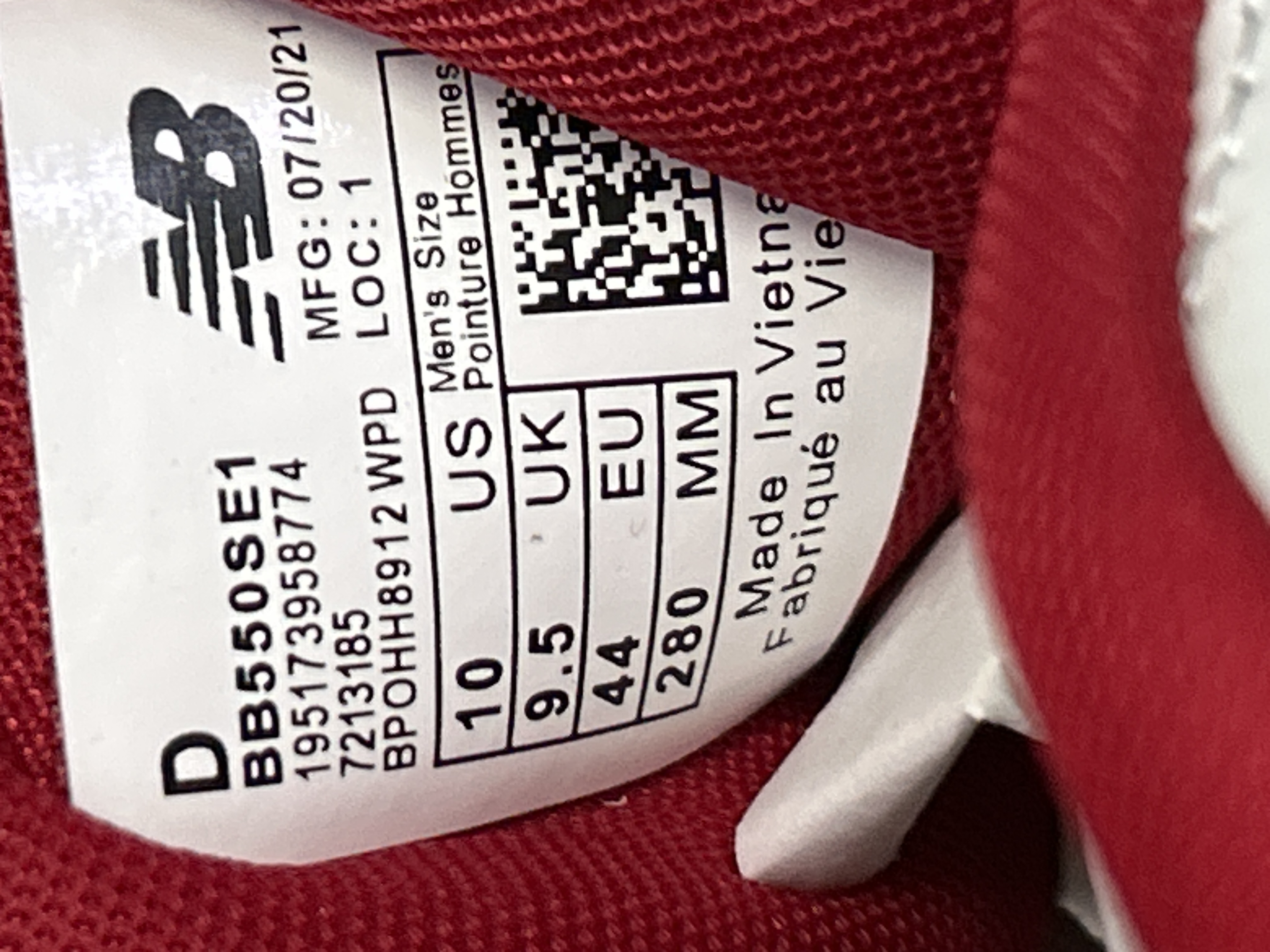 QC Photo - New Balance 550 White Green