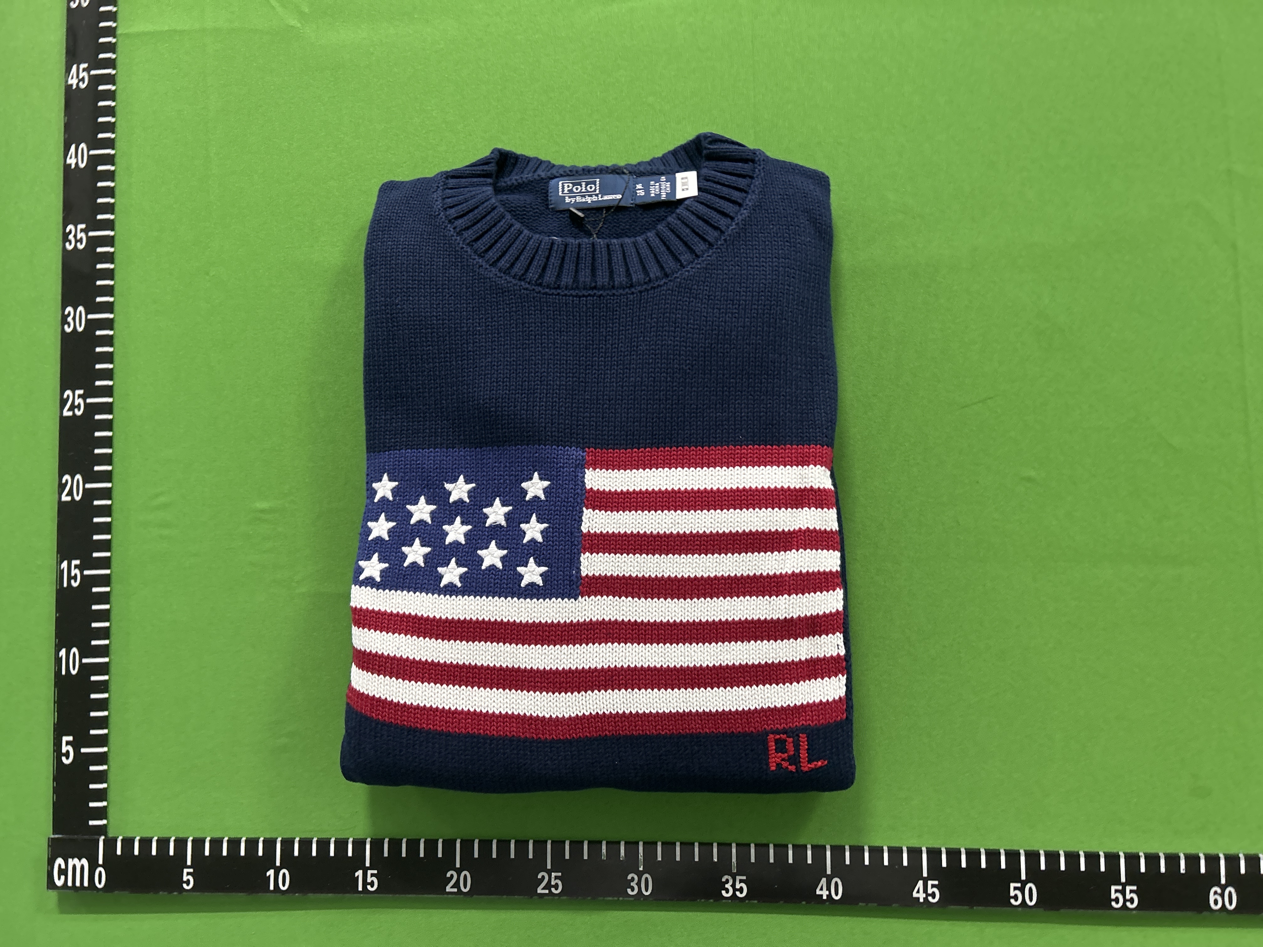 QC Photo - Polo Ralph Lauren USA Flag Sweater