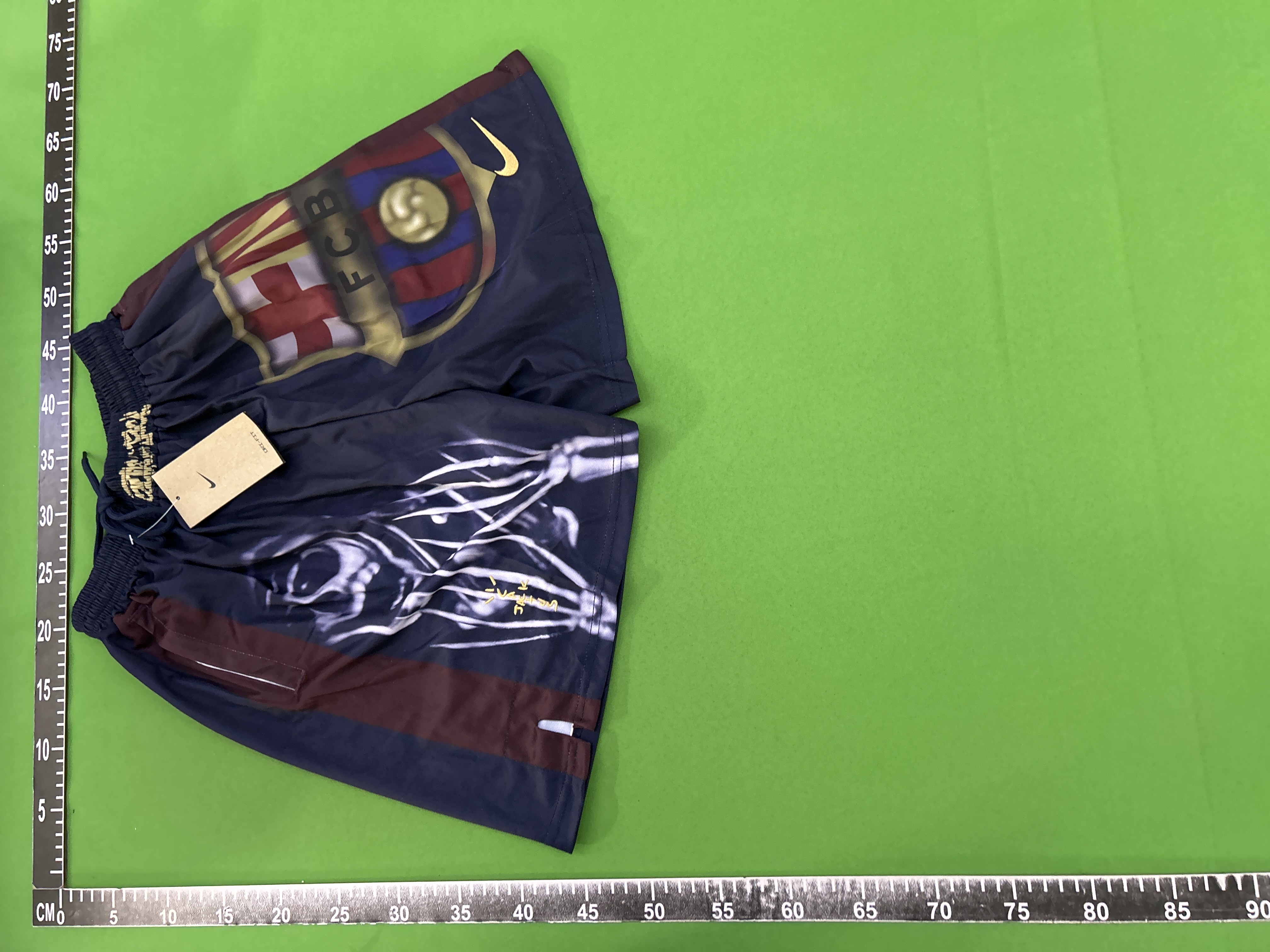 QC Photo - Cactus Jack x Barcelona Skeleton Shorts