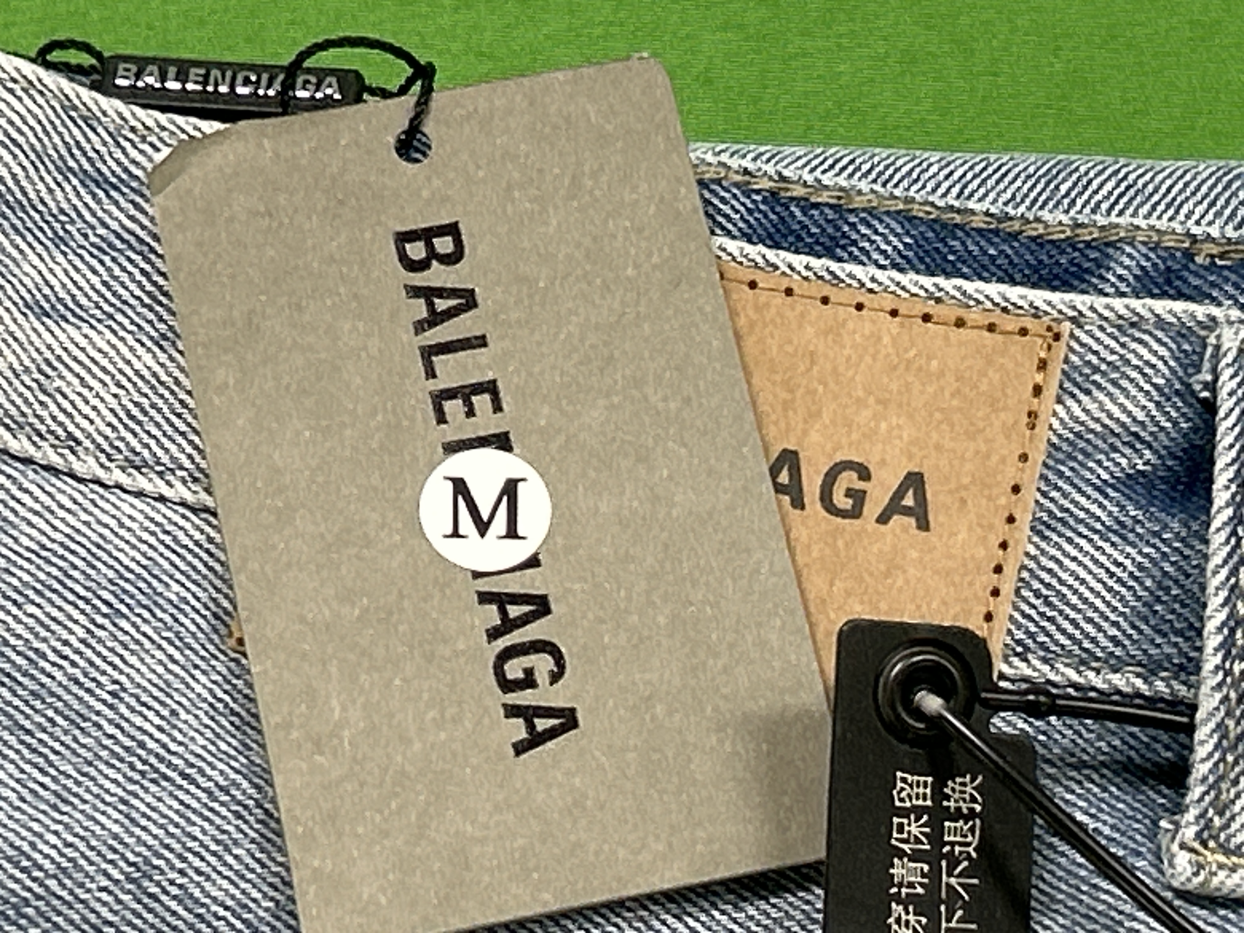 QC Photo - Balenciaga Washed Denim Jeans